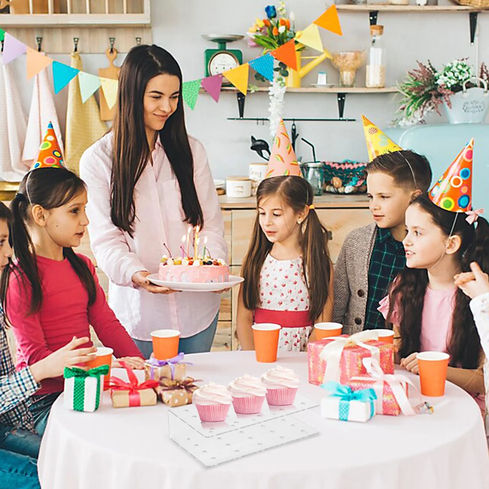 Przezroczyste akrylowe stojaki na cake popy 20 otworów uchwyty na lizaki dekoracja