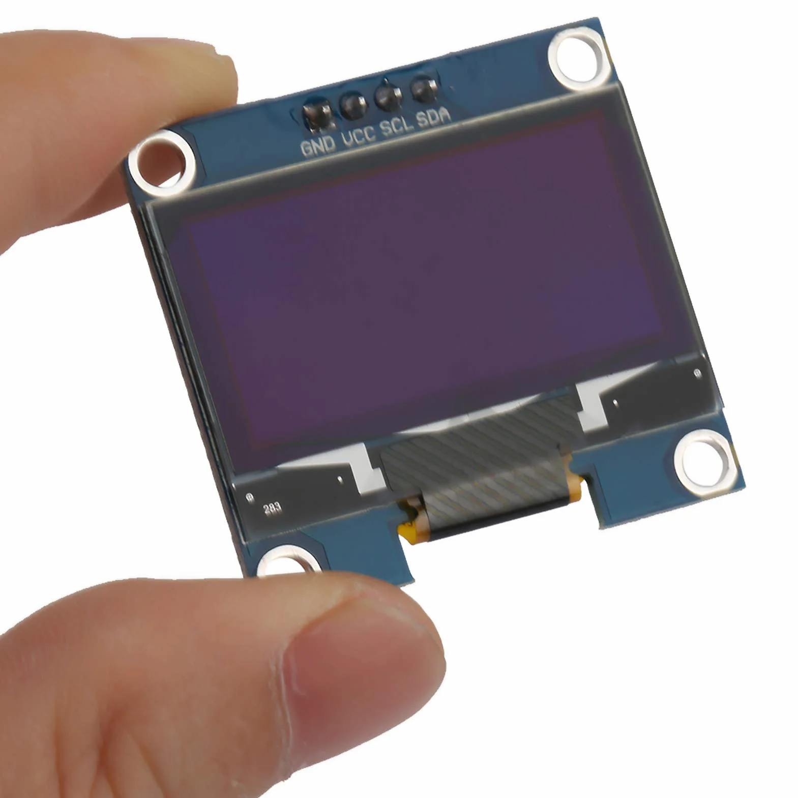Wyświetlacz OLED 1 szt. 1,3-calowy moduł wyświetlacza OLED IIC I2C komunikacja DIY kolorowy wyświetlacz LCD moduł 128 x 64 biały kolor tekstu