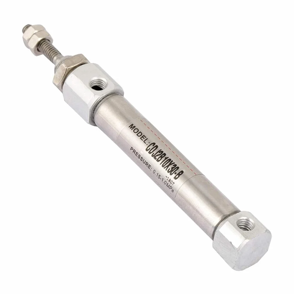 Siłownik pneumatyczny CDJ2B10-30B dwustronnego działania 10mm 30mm stal nierdzewna
