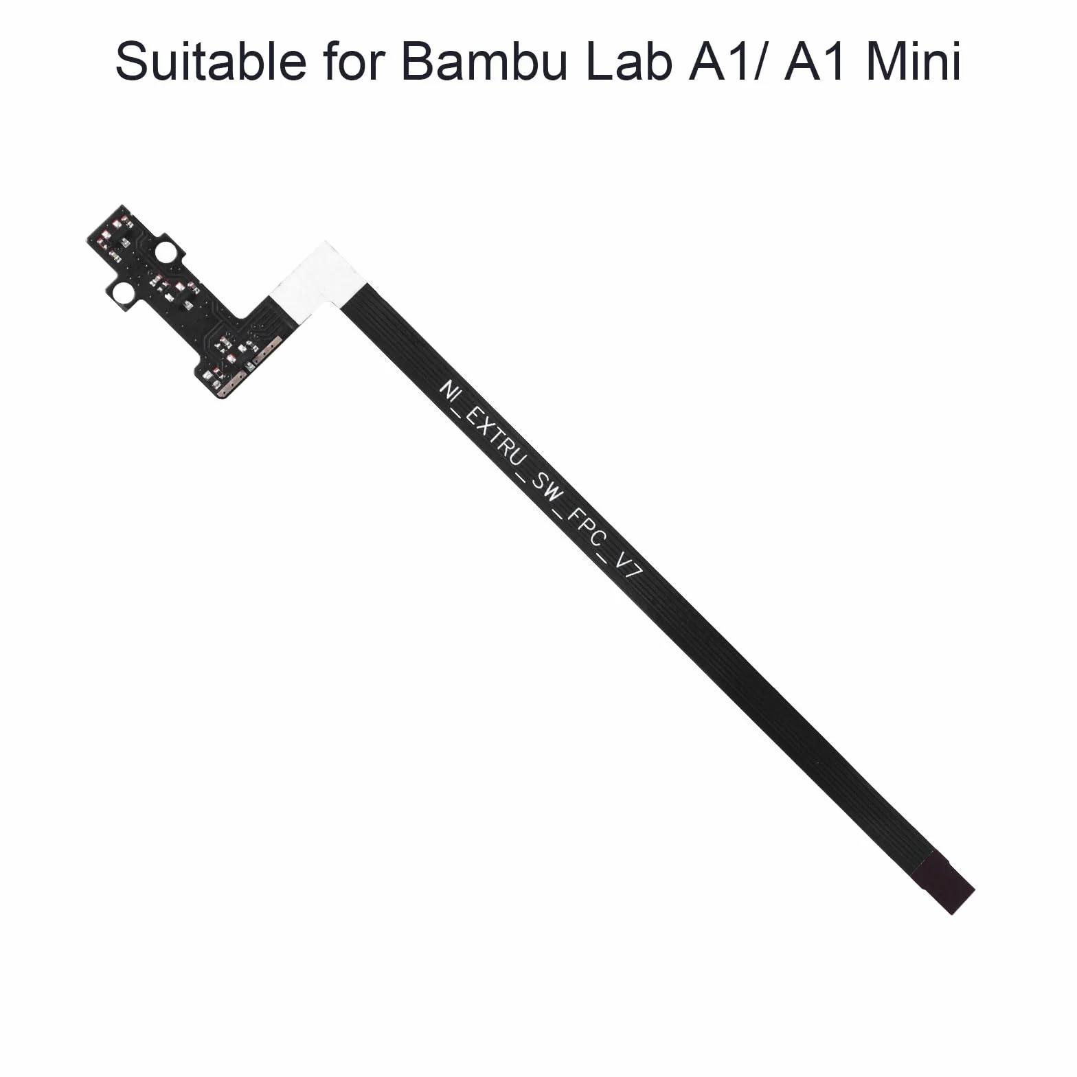 Akcesoria Drukarek 3D do Bambu Lab A1/A1 Mini Feed Hall Board, Wymiana Czujnika Filamentu z Kablem FPC do Monitorowania Materiałów Eksploatacyjnych Ekstrudera Hotend i Zapobiegania Błędom