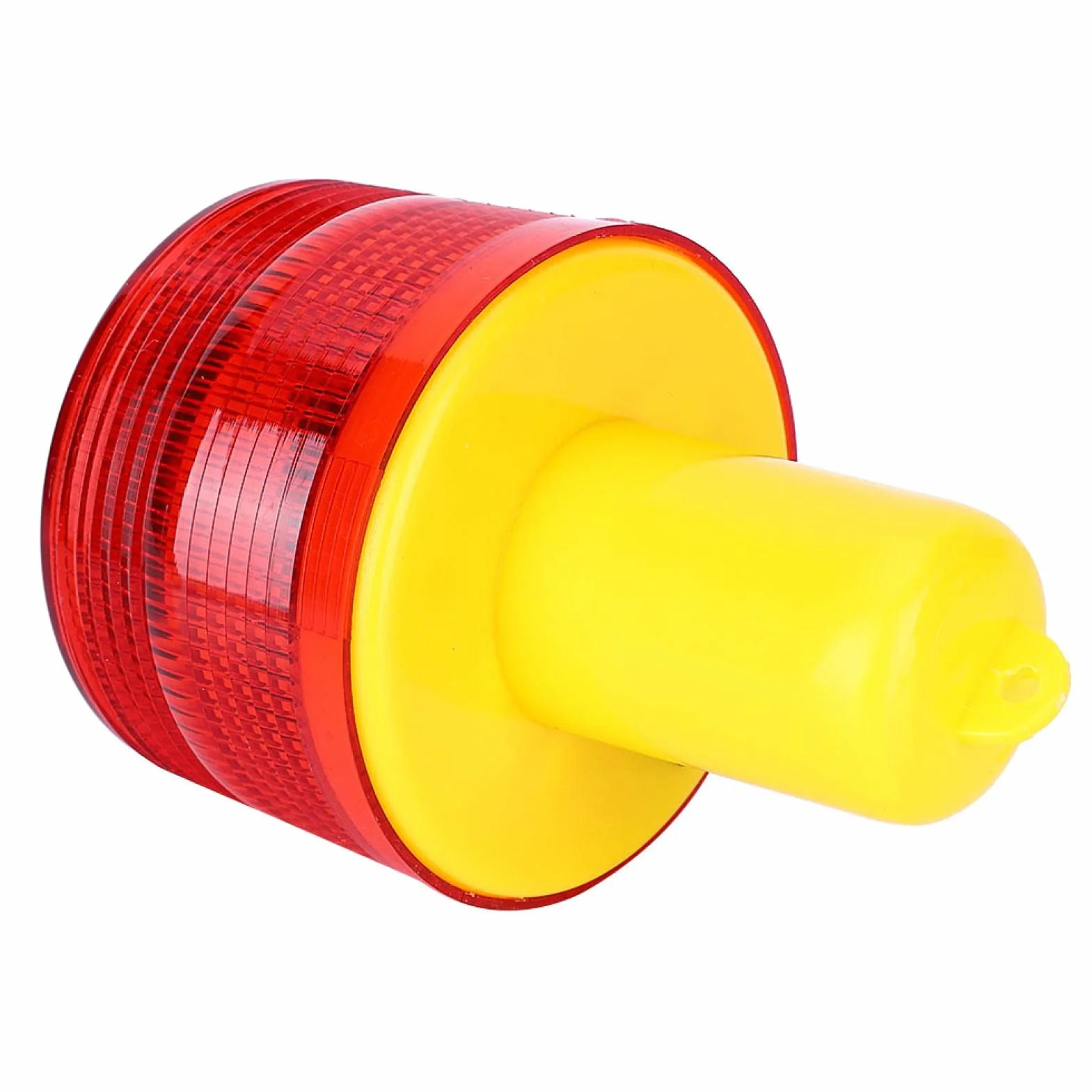 Solarna lampa ostrzegawcza LED 300A plastikowa czerwone światło do dróg