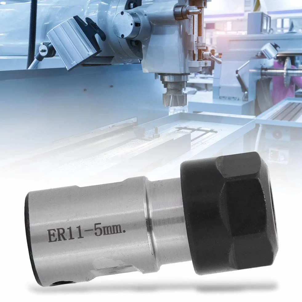 5mm 6mm 8mm Pręt Przedłużający Uchwyt Frezujący Prosto Wał Silnika Chuck Collet Uchwyt Narzędziowy C16-ER11-35L CNC(5mm), Redukcje słupki