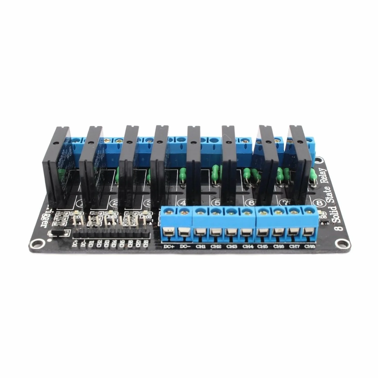 DollaTek 8-kanałowy przekaźnik 5 V SSR moduł przekaźnika półprzewodnikowego 250 V 2 A do Arduino
