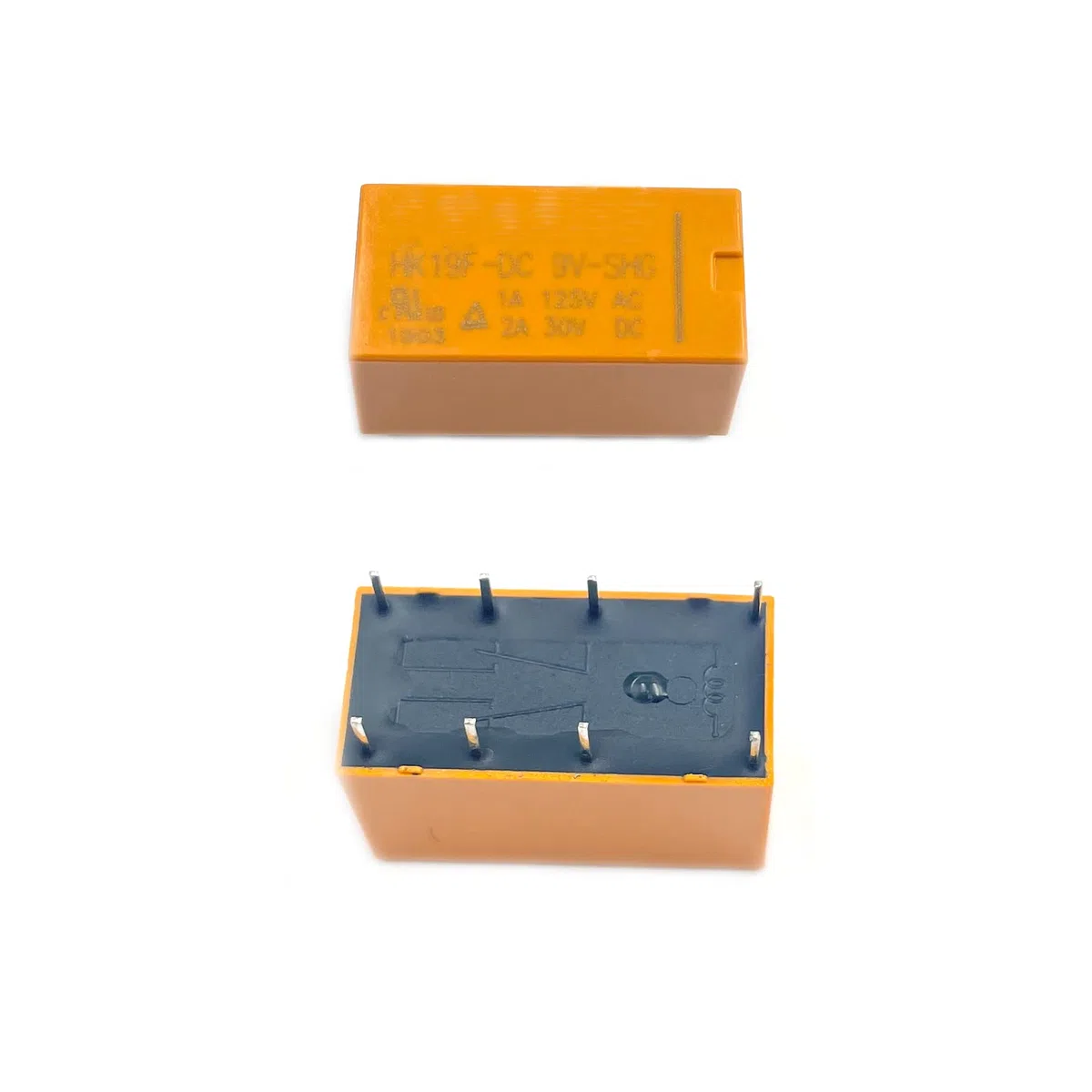 10 sztuk Przekaźnik mocy do montażu na PCB DPDT DC 8 pin Przekaźnik micro przekaźnik PCB