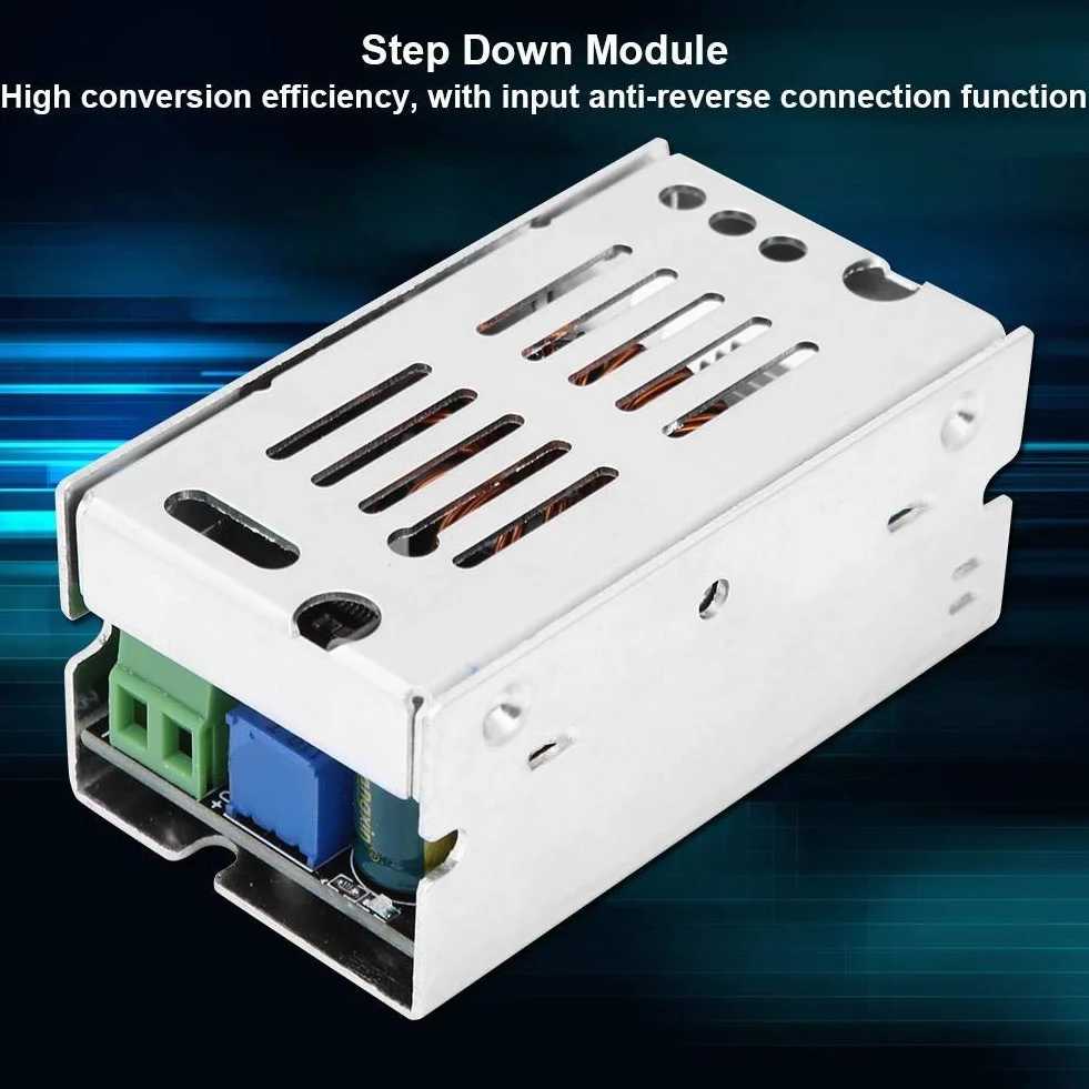 Regulowany przetwornik napięcia DC Boost Converter, wejście 10-90 V, wyjście 2-60 V, 70 x 38 x 31 mm