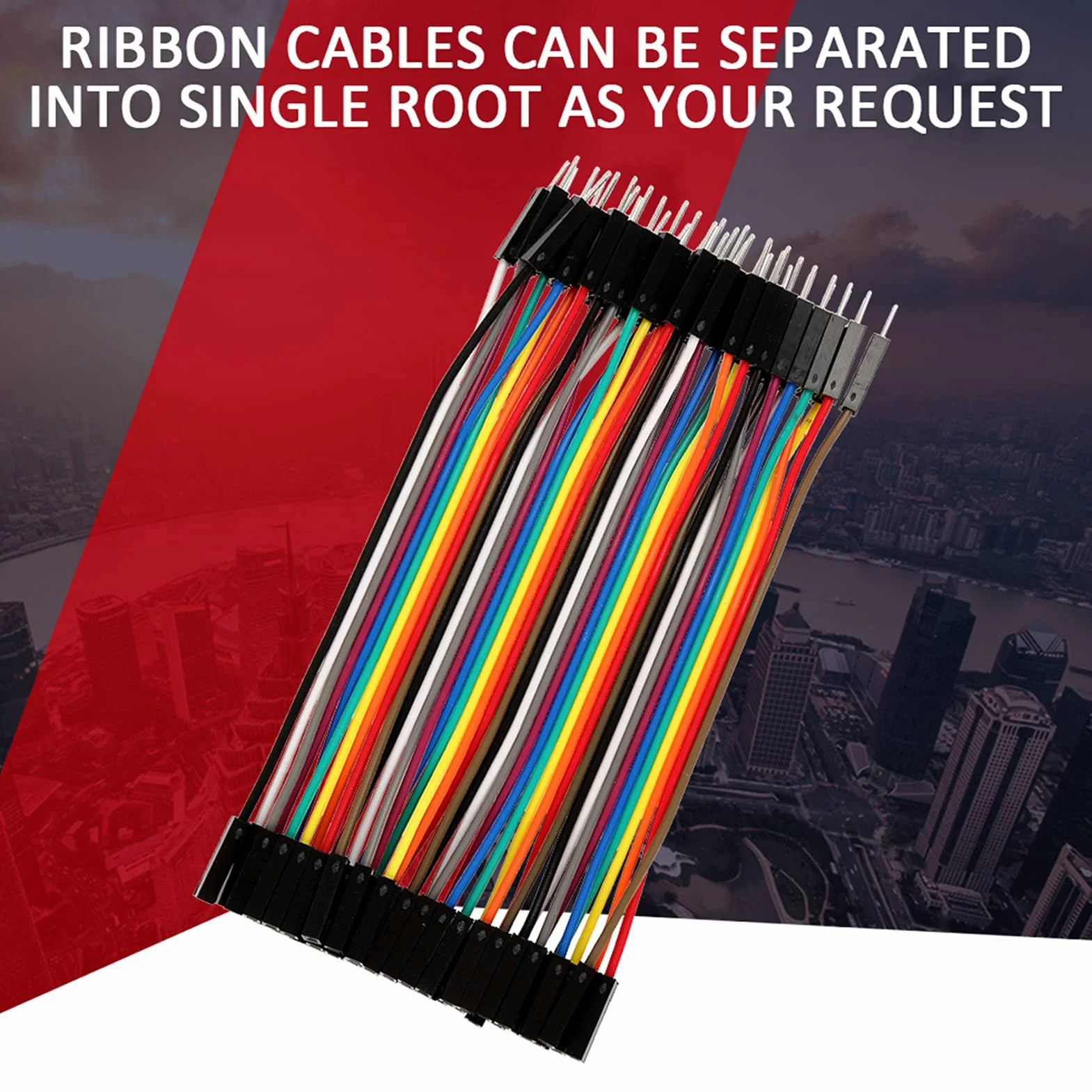 5 sztuk Kolorowe 10 cm Zestaw przewodów zworkowych do deski do pieczywa 40pin M do F Kabel taśmowy do /DIY/ 2 3 / Robot Kabel taśmowy Ki