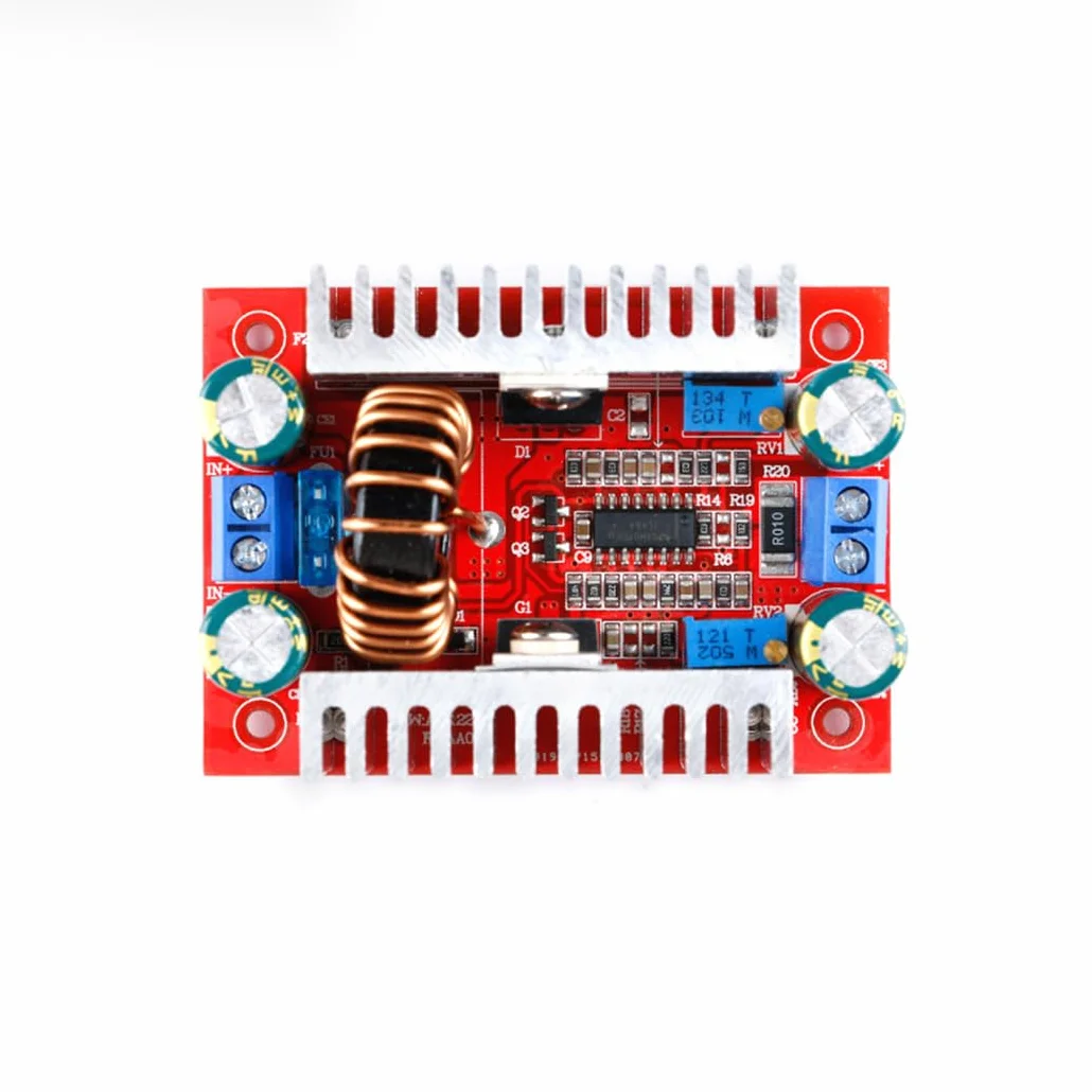 Hailege 2 szt. 400 W 15 A DC Step Up Boost Power moduł 8,5-50 V do 10-60 V prąd stały regulowany wzmacniacz napięcia transformatora moduł napędu LED