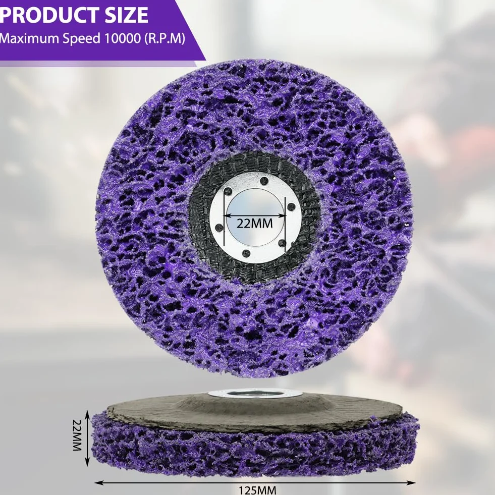 Diamentowa tarcza szlifierska 125 mm 22 mm otwór 4 sztuki