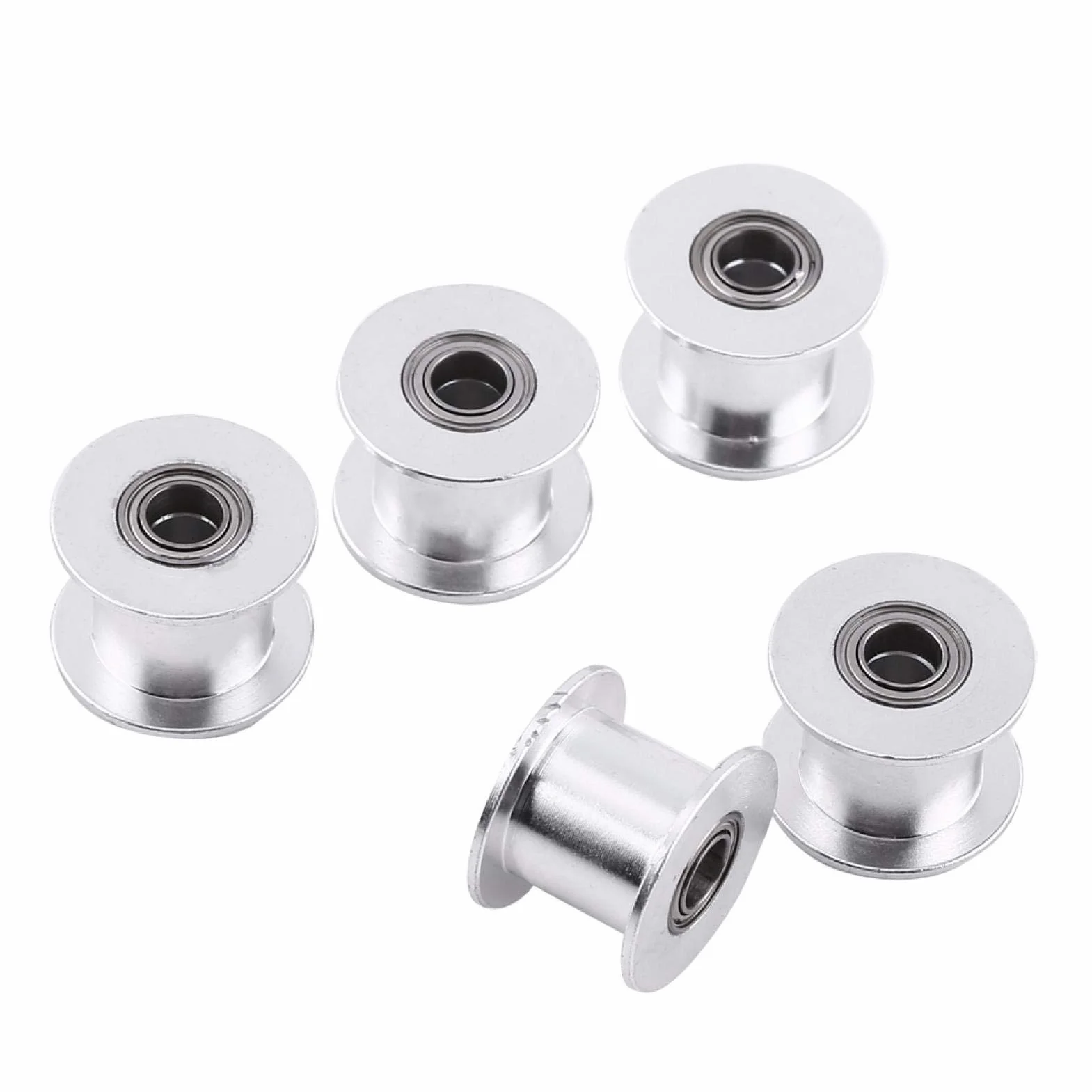 5 sztuk 2GT 20 zębów pasek rozrządu koło pasowe luźne szerokość paska 10MM 5mm otwór bez zębów do drukarki 3D