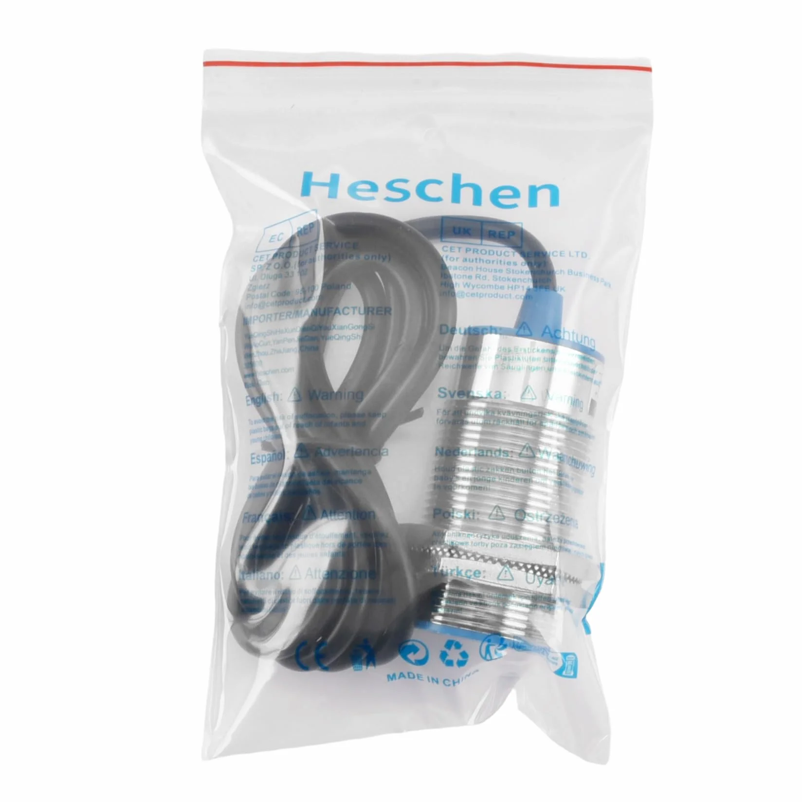 Heschen indukcyjny przełącznik czujnika zbliżeniowego LJ30A3-15-Z/detektor 15 mm 6-36 VDC 300mA PNP normalnie otwarty (NO) 3-przewodowy