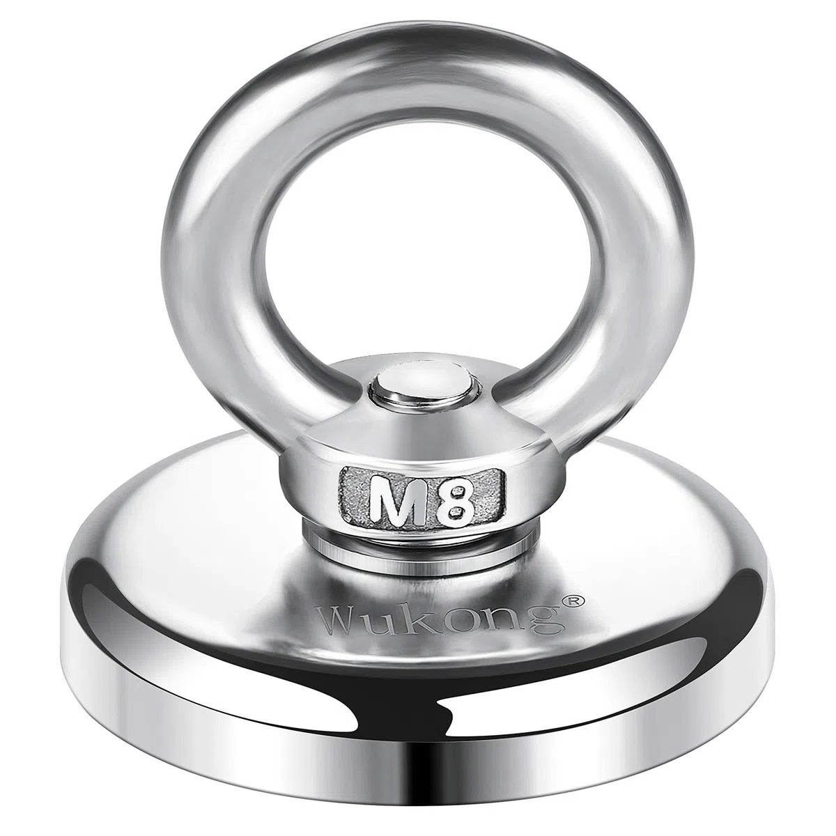 Wukong Magnes do łowienia ryb 80 kg, bardzo silne magnesy, 48 mm, duży magnes neodymowy do wędkarstwa magnetycznego, nauki, przemysłu i ratownictwa