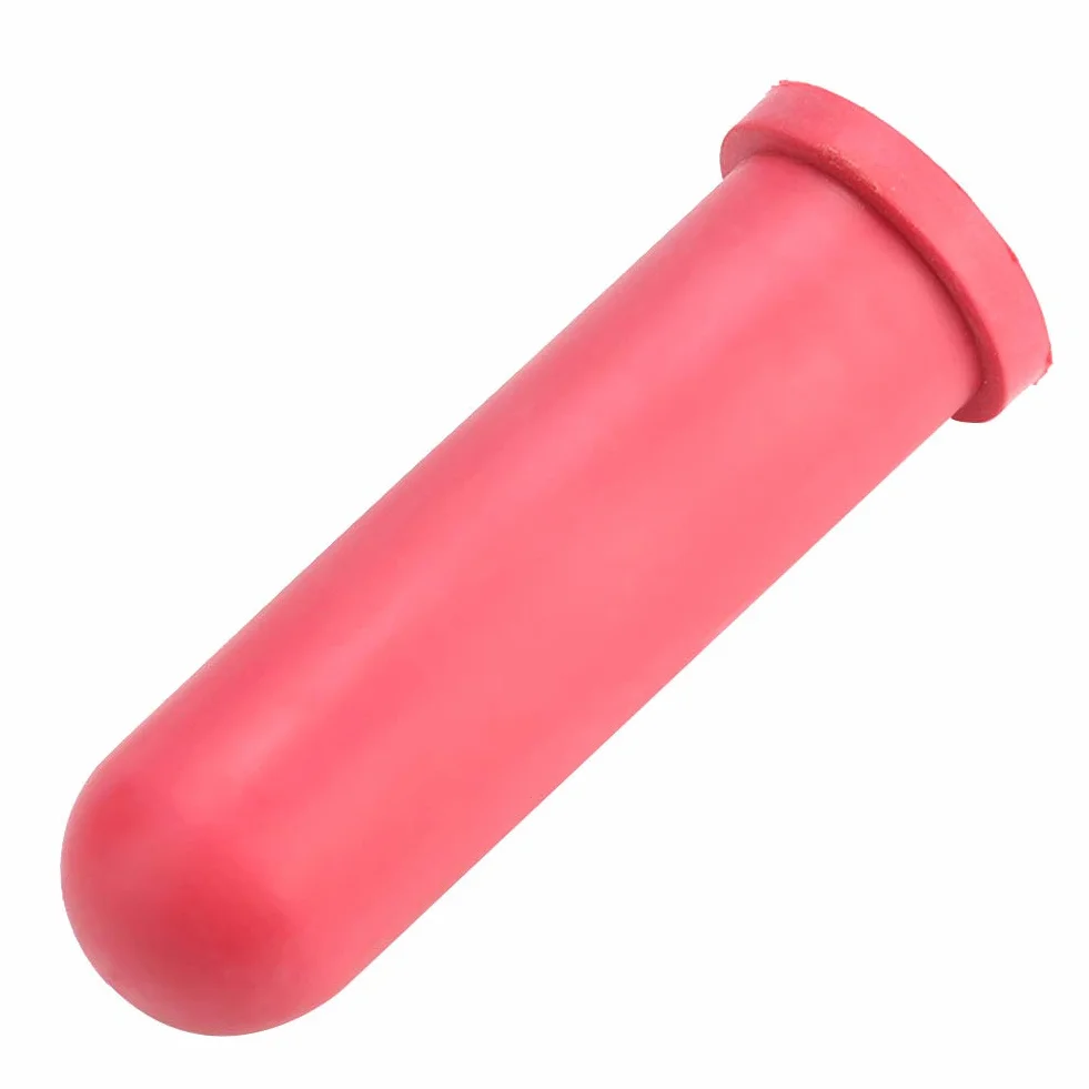 5PCS Farm Animal Feeding Milk Nippel, 10 cm lange Gummimilch-Trinknippel für Little Cot Calf Livestock
