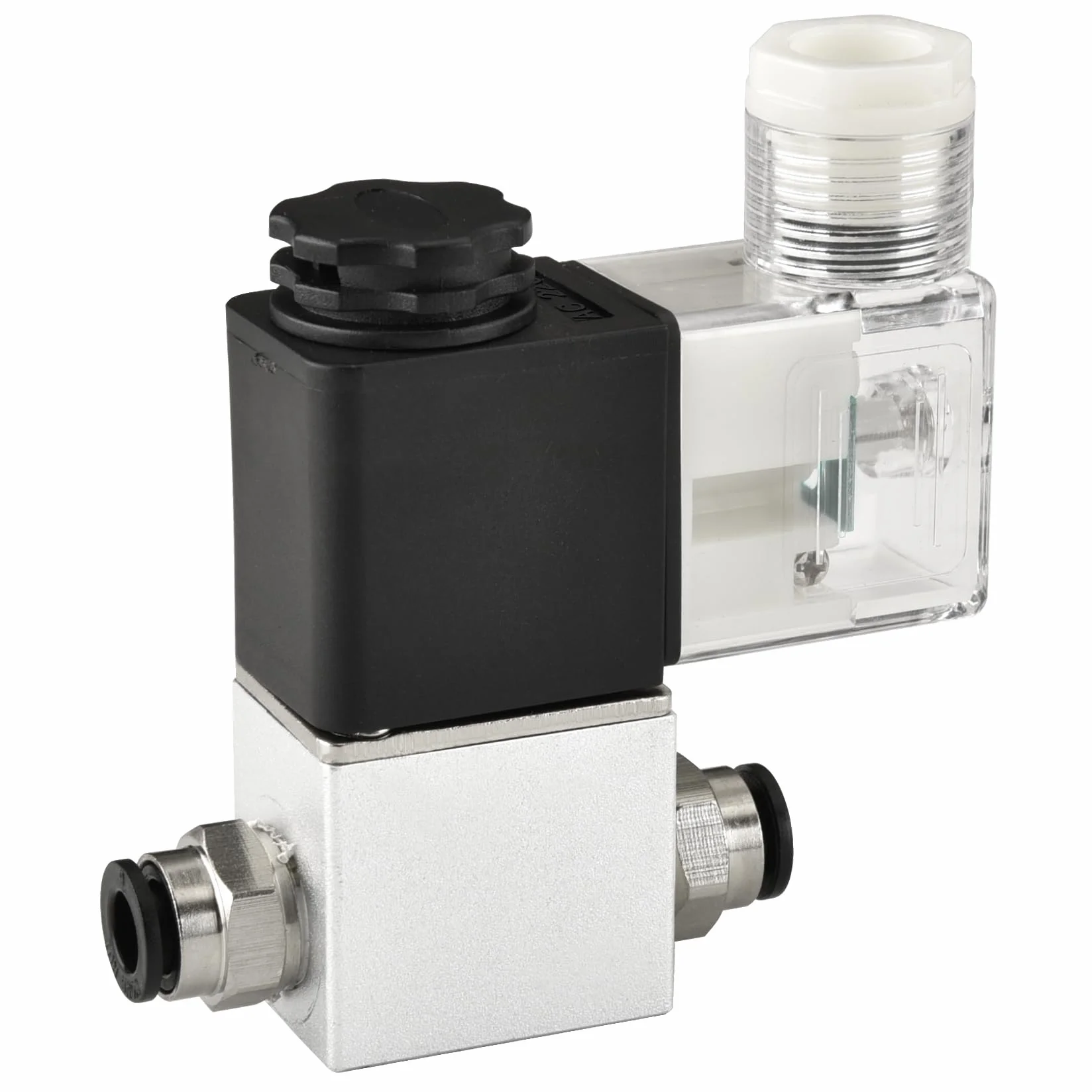 Heschen Elektryczny pneumatyczny zawór elektromagnetyczny, 2V025-08, 220 VAC, PT1/4, 2/2-drożny, normalnie zamknięty, CE
