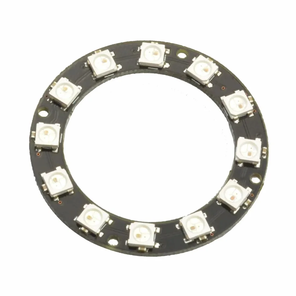 DollaTek 12 bitów WS2812 5050 RGB LED lampa pier?cieniowa ?wiat?o ze zintegrowanymi sterownikami 5V p?yta rozwojowa kompatybilna z Arduino