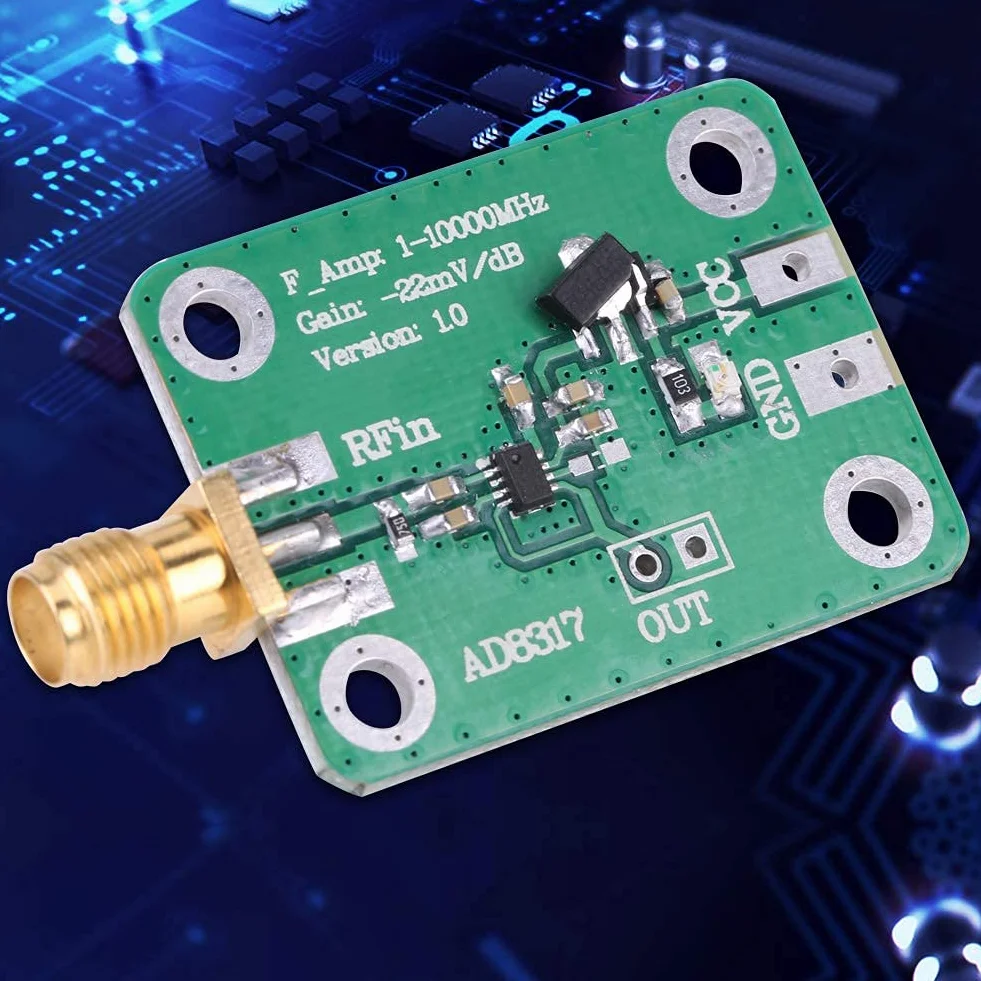 1M do 10000MHz AD8317 RF, Miernik Mocy RF AD8318 Miernik Mocy Sygnału Detektor Logarytmiczny Dynamiczne Sterowanie ALC AGC