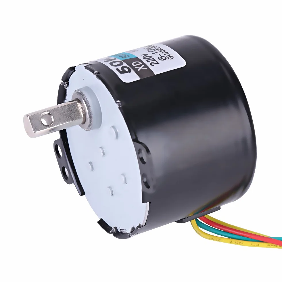 Piccolo Motore sincrono a magnete permanente 50KTYZ AC 220V 10W 0.5A 2.5/20RMP bassa velocità ad alta coppia per giradischi