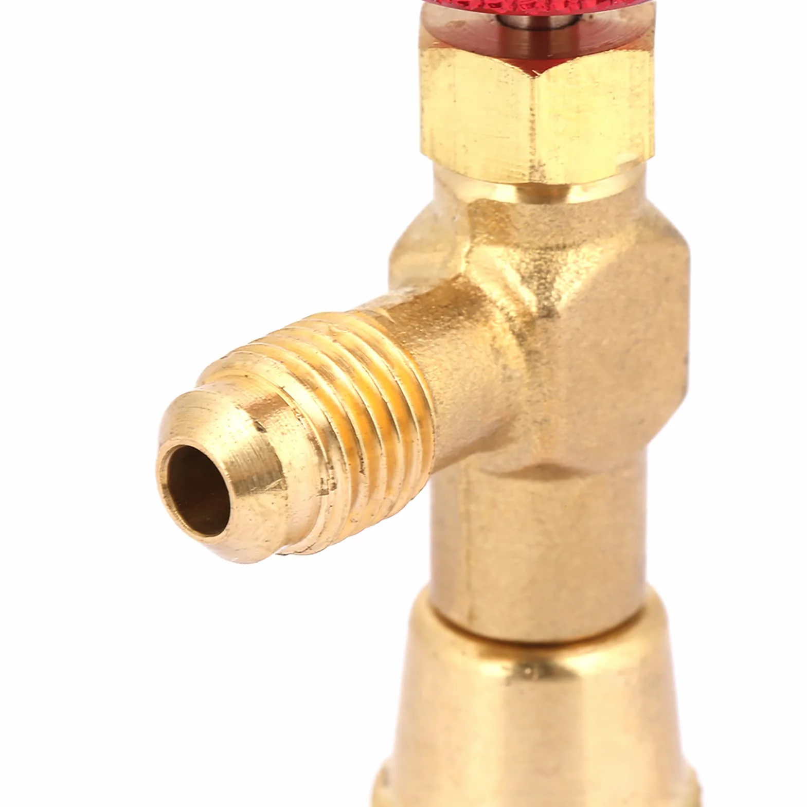 Adapter do klimatyzacji R410a Zawór Regulacji Przepływu Czynnika Chłodniczego Mosiężny 1/4''-5/16'' Zawór Żeński Serwis Klimatyzacyjny Elastyczne Ładowanie
