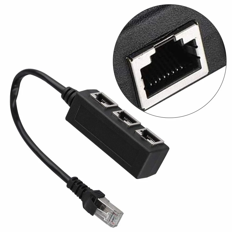 Adapter Ethernet, rozdzielacz sieciowy rozdzielacz sieci Ethernet, adapter sieciowy Plug and Play dla routera TV BOX