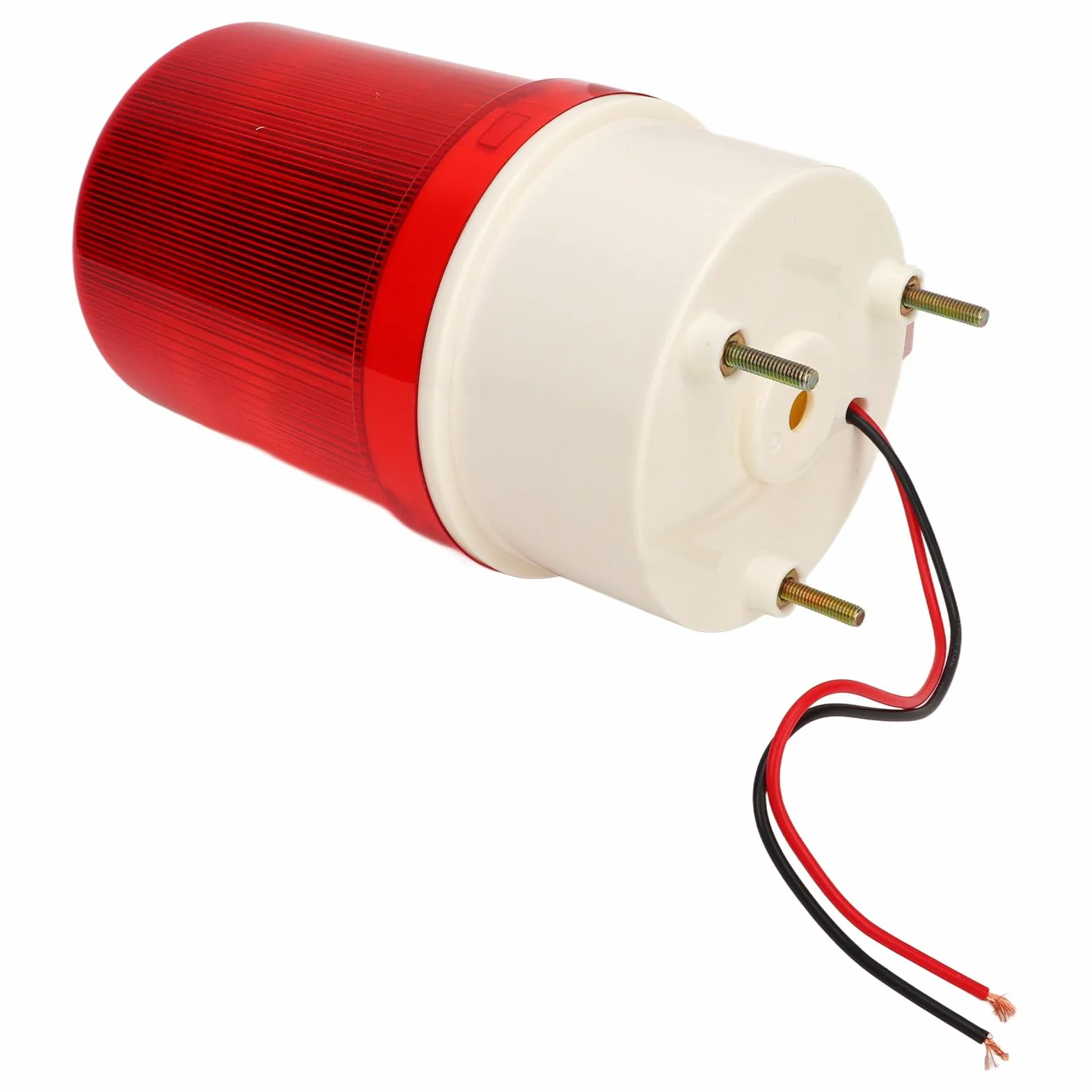 Przemysłowe światła Ostrzegawcze LED Strobe Beacon 120dB Czerwona Obrotowa o Dużej Głośności AC110V-120V z Brzęczykiem 90dB (24V)