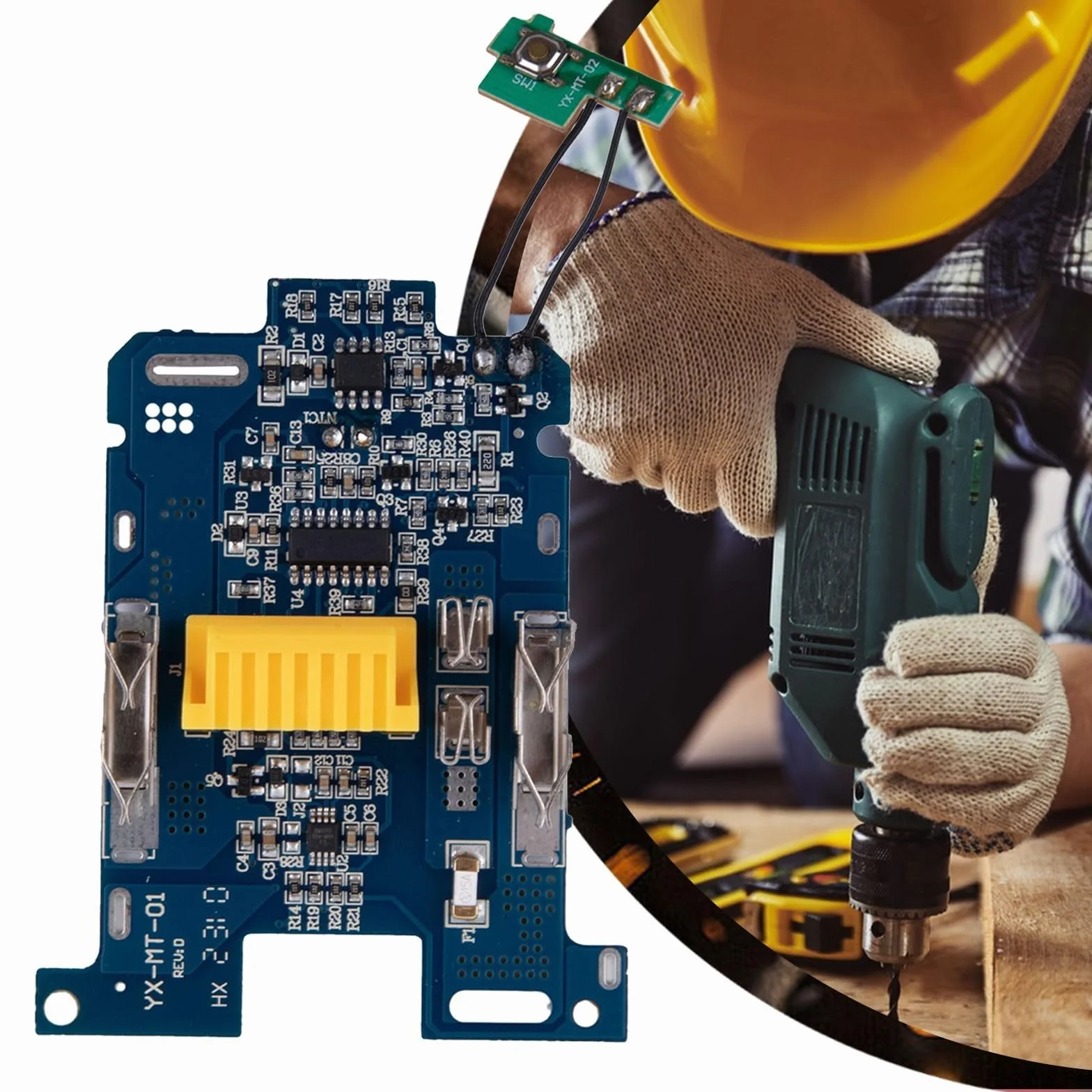 Zaawansowana płytka ochronna PCB do akumulatorów litowo-jonowych 18 V o odporności na przeciążenie i wibracje