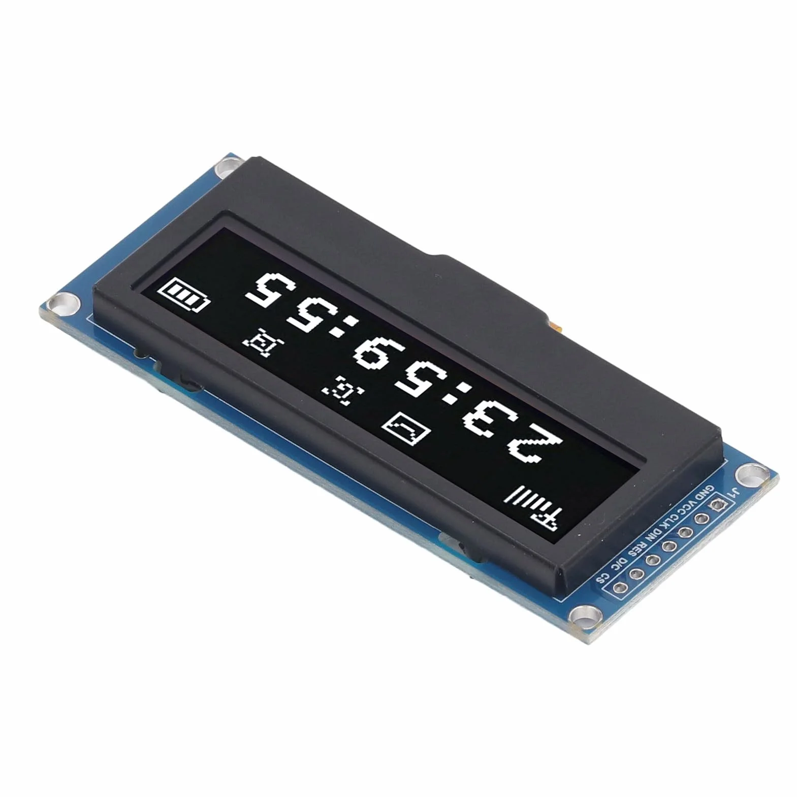 Karta wyświetlacza cyfrowego, interfejs SPI I2C 3,3 V, moduł wyświetlacza 2,23 cala, cienka warstwa organiczna, wysoka elastyczność dla urządzeń elektronicznych do majsterkowania