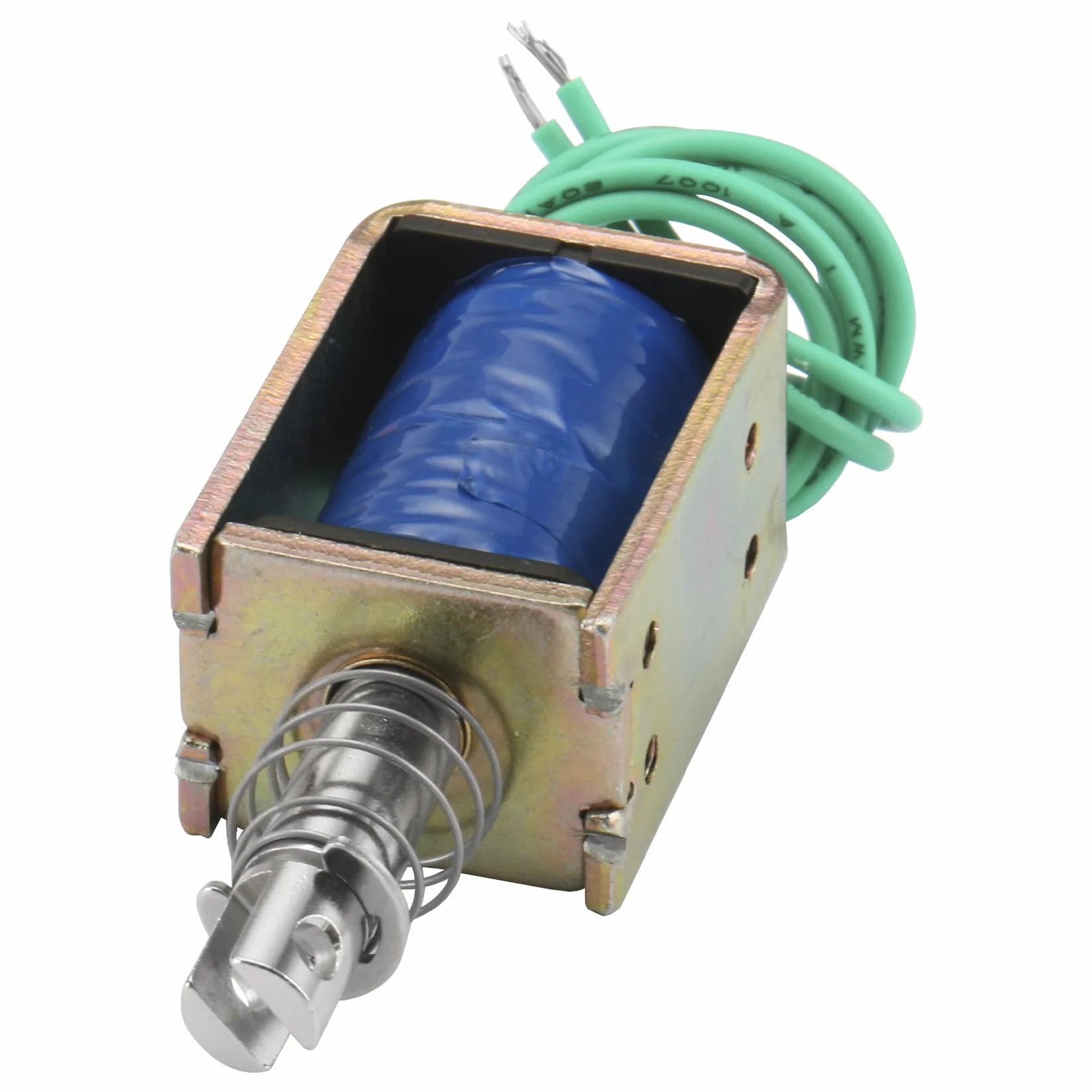 Hechen elektromagnes elektromagnetyczny JF-0837 DC 12 V 1 A 19 N 10 mm pociągnięcie typ otwarta rama