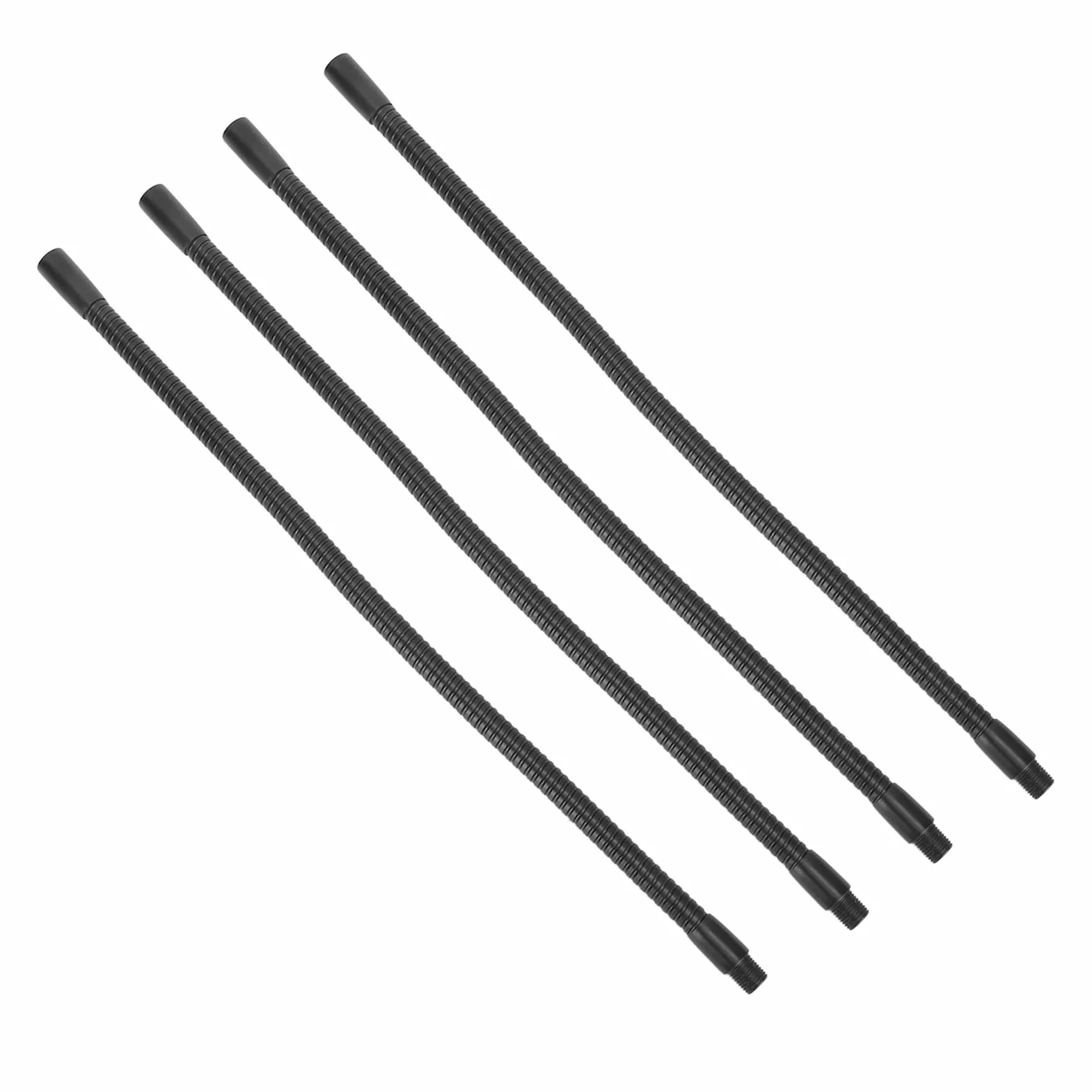 4 szt. Elastyczne ramię Węża Typu gęsia szyja Rura Aluminiowa 10mm Kaliber stół Lampa Biurkowa wąż Oprawy Oświetleniowe (30cm)