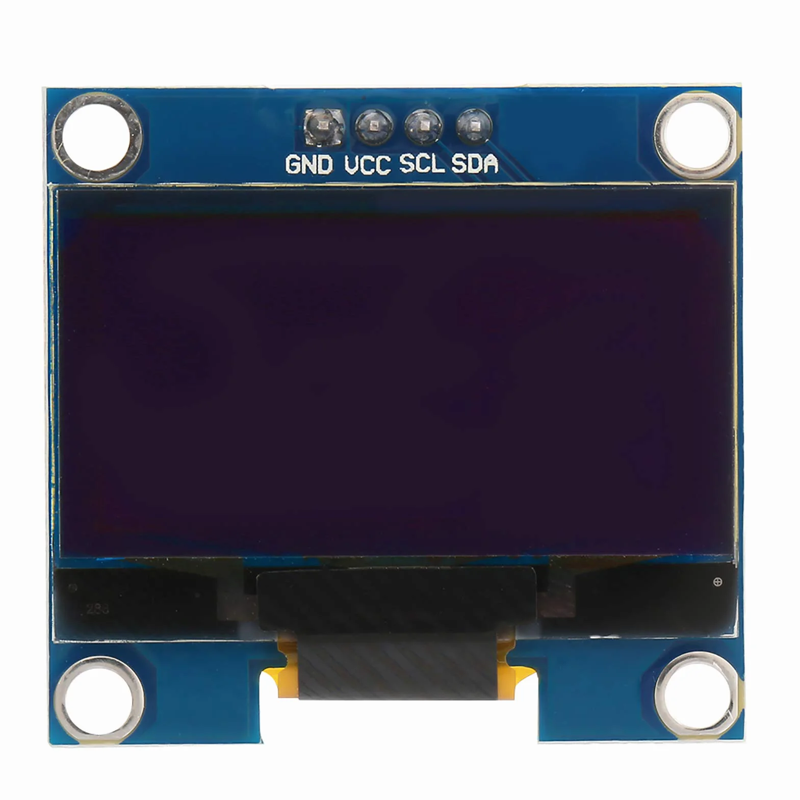 Wyświetlacz OLED 1 szt. 1,3-calowy moduł wyświetlacza OLED IIC I2C komunikacja DIY kolorowy wyświetlacz LCD moduł 128 x 64 biały kolor tekstu