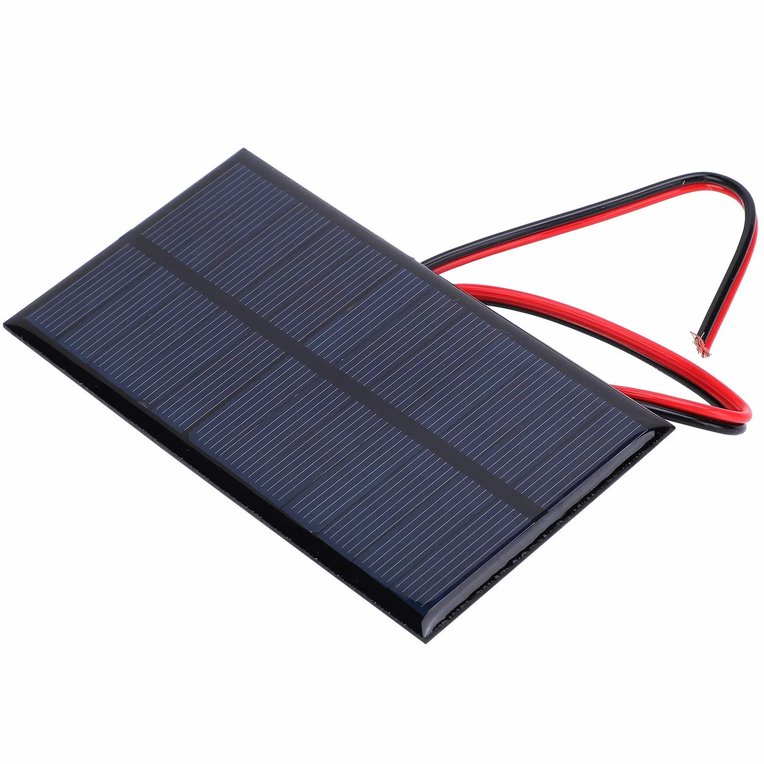 3 Szt. Mini Panel Słoneczny 6V 1W Moduł Fotowoltaiczny 11x6cm System Ładowania Słonecznego do Małych Urządzeń z Kablem 30cm Przenośny Zestaw do Zabawek Elektronicznych