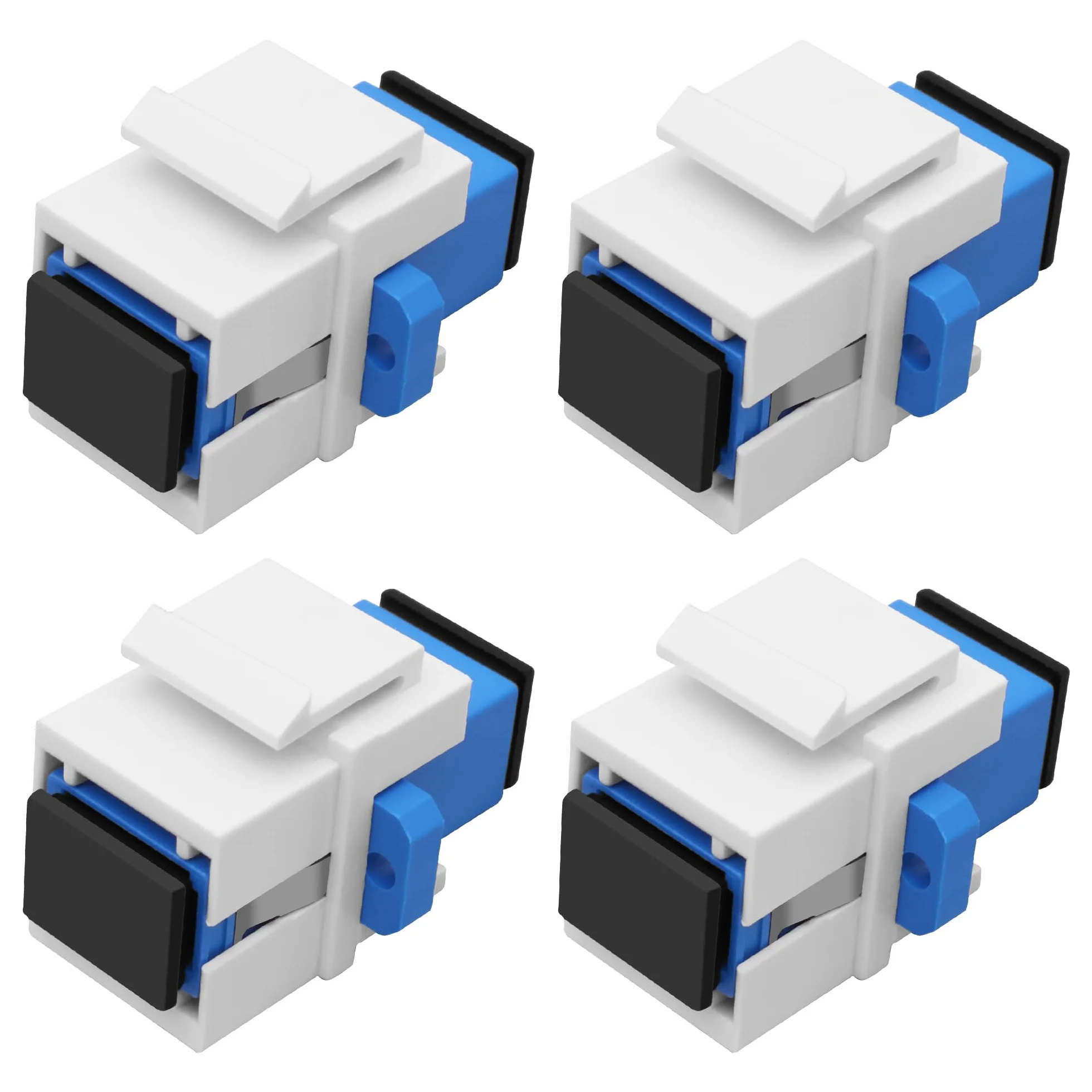 SC łącznik z włókna szklanego Keystone Jack Gniazdo Simplex Singlemode Fibre Connector Adapter do płyt ściennych Patch Panel