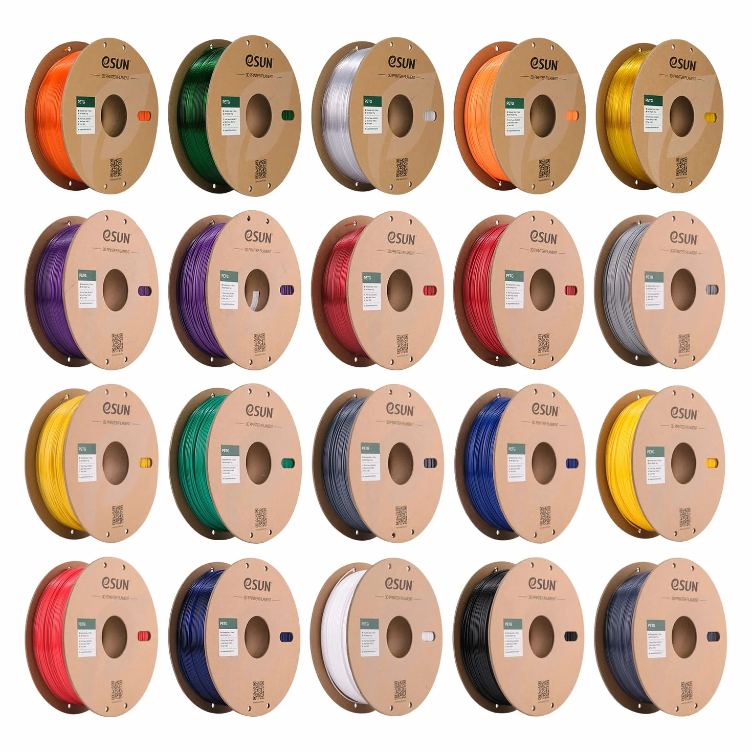eSUN PETG Filament 1.75 mm 2.5 kg Czarny do Drukarek 3D