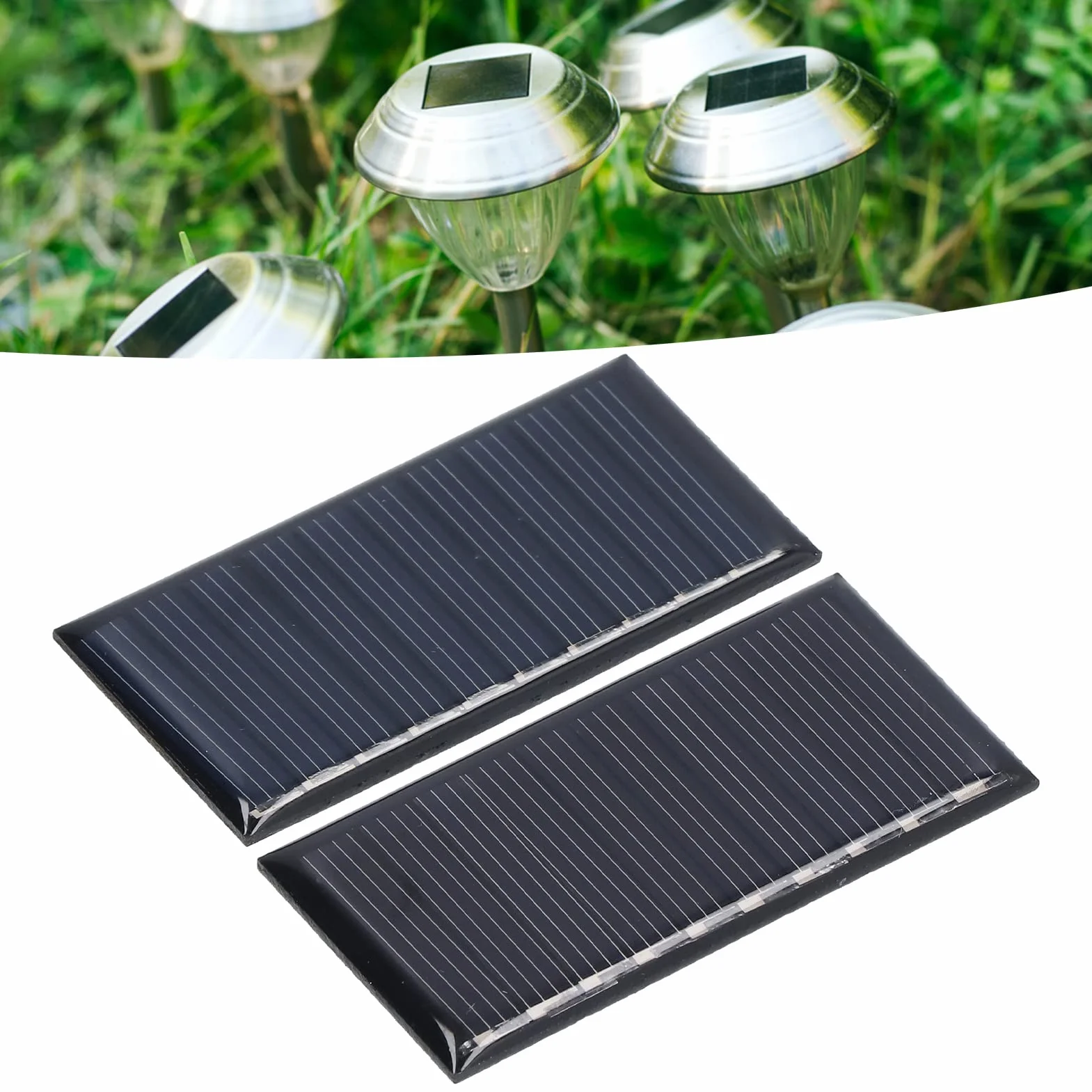 Panele słoneczne polikrystaliczne 5V 50mA 60x30mm do projektów DIY