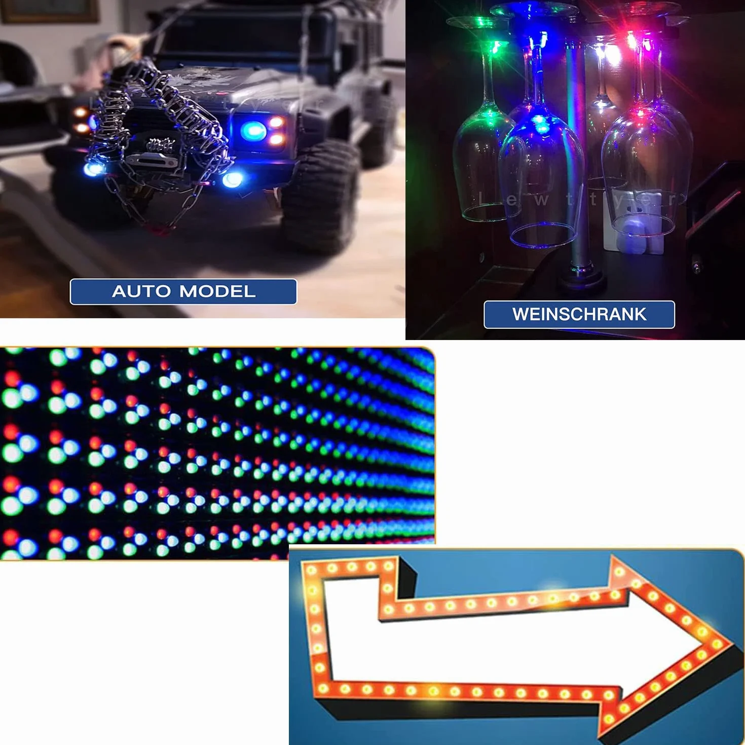 RUNCCI-YUN 100 sztuk 3 mm 3 V-9V-12 V LED dioda LED, z kablem 12 V, oświetlenie modelu kolejki H0, diody LED + 100 sztuk pierścieni montażowych LED 3 mm z tworzywa sztucznego (czerwony, żółty,