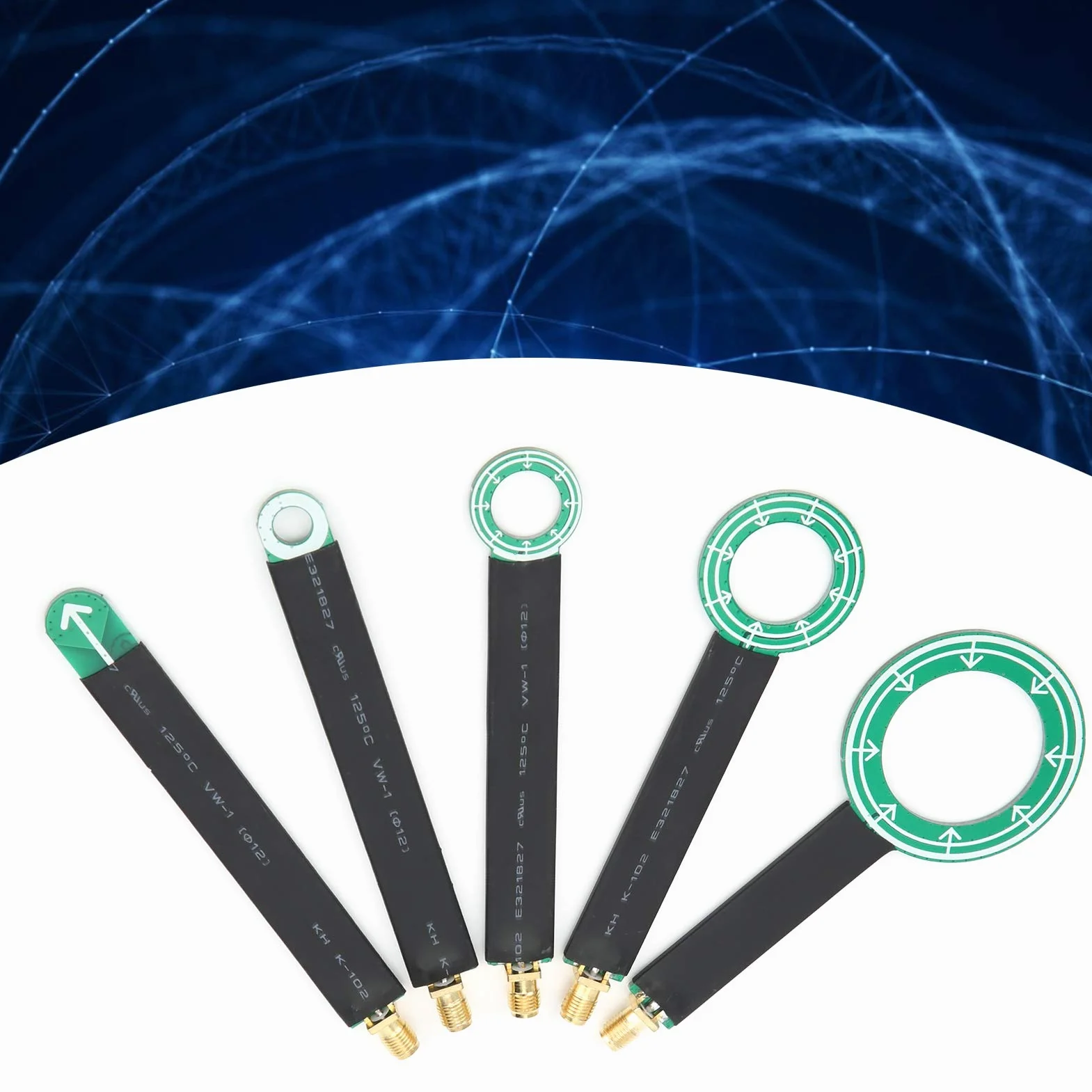 5 Stück PCB EMI EMC Magnetfeldantenne, Magneic Electric Near Field Probe Set Mit Spektrumanalysator verbinden