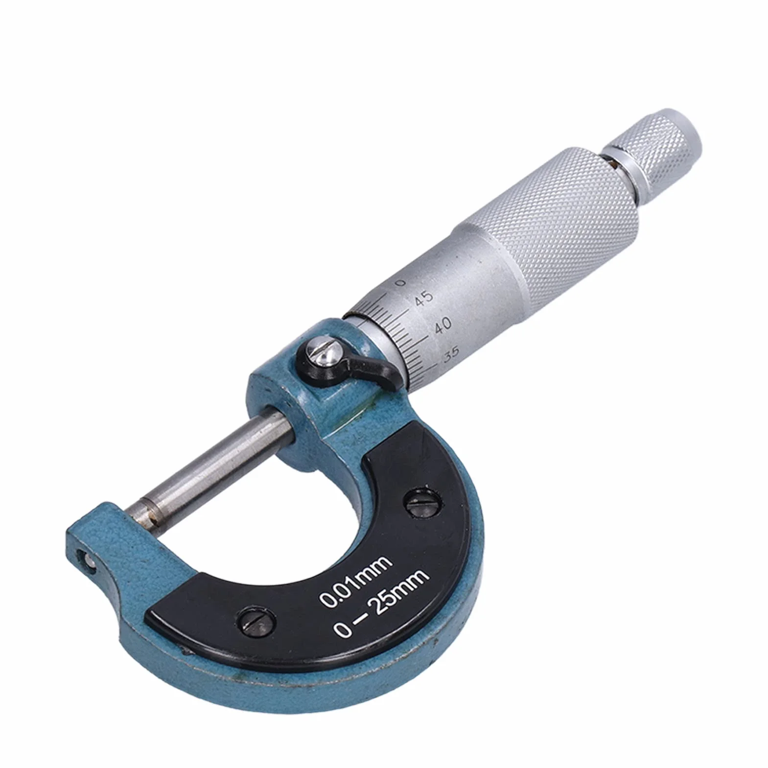 Mikrometr Zewnętrzny 0-25mm Stal Nierdzewna Dokładność 0,01mm z Kluczem