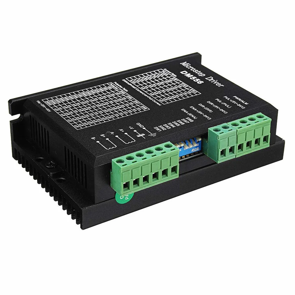 DollaTek 5,6 A DC 24-50V 57/86 2-fazowy sterownik krokowy DM556 Sterownik silnika krokowego
