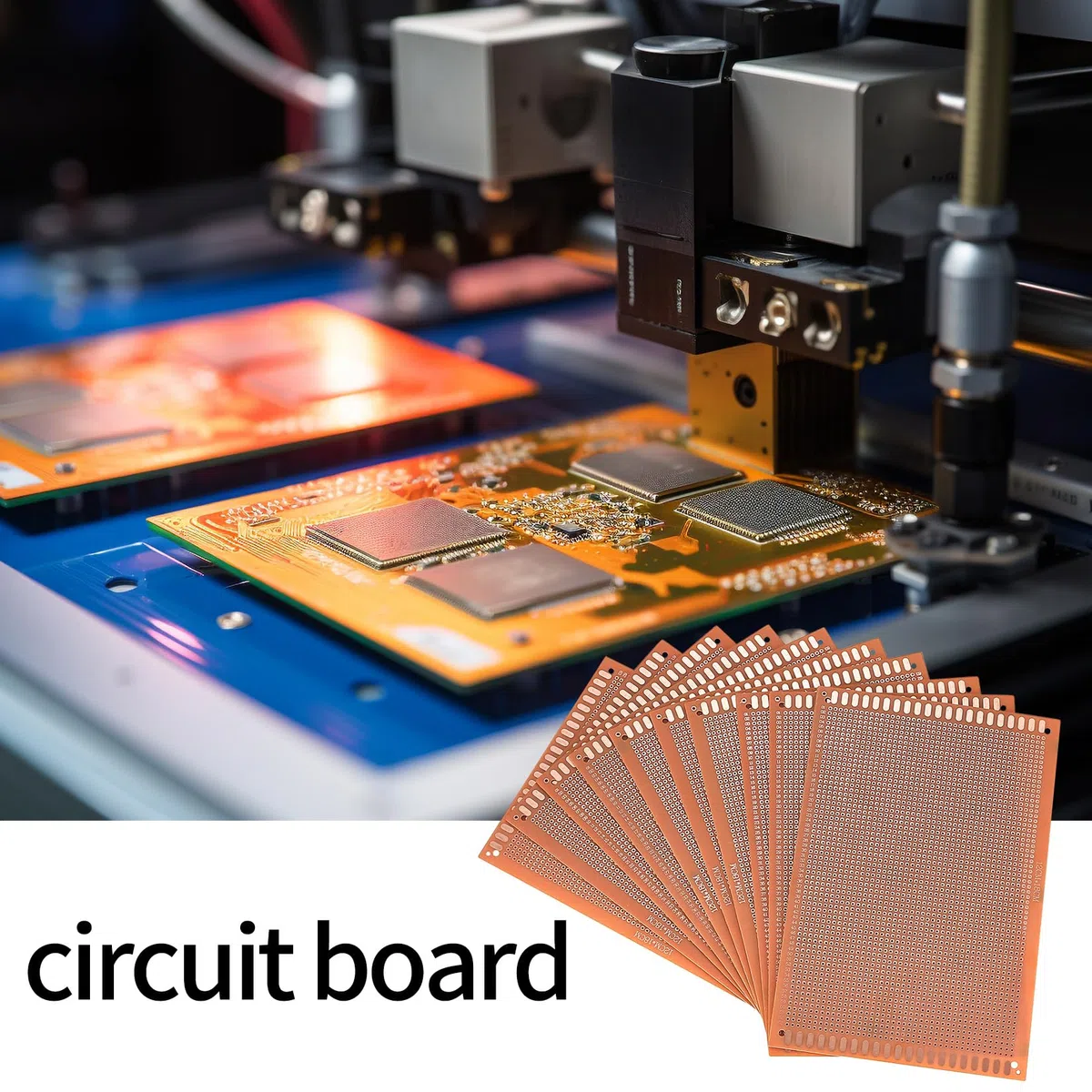 10 sztuk PCB Płytka drukowana Uniwersalna płytka prototypowa, 10 x 10 cm Elektroniczne prototypy DIY Perforowane Base, Dwustronna płytka drukowana PCB Prototyp do projektu DIY