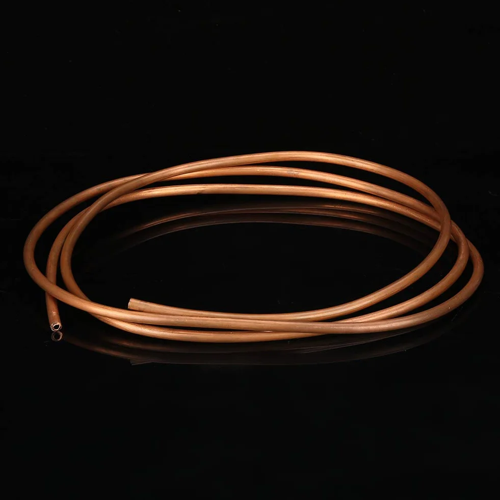 Rura miedziana miękka 2M OD 6mm x ID 4mm miedź T2