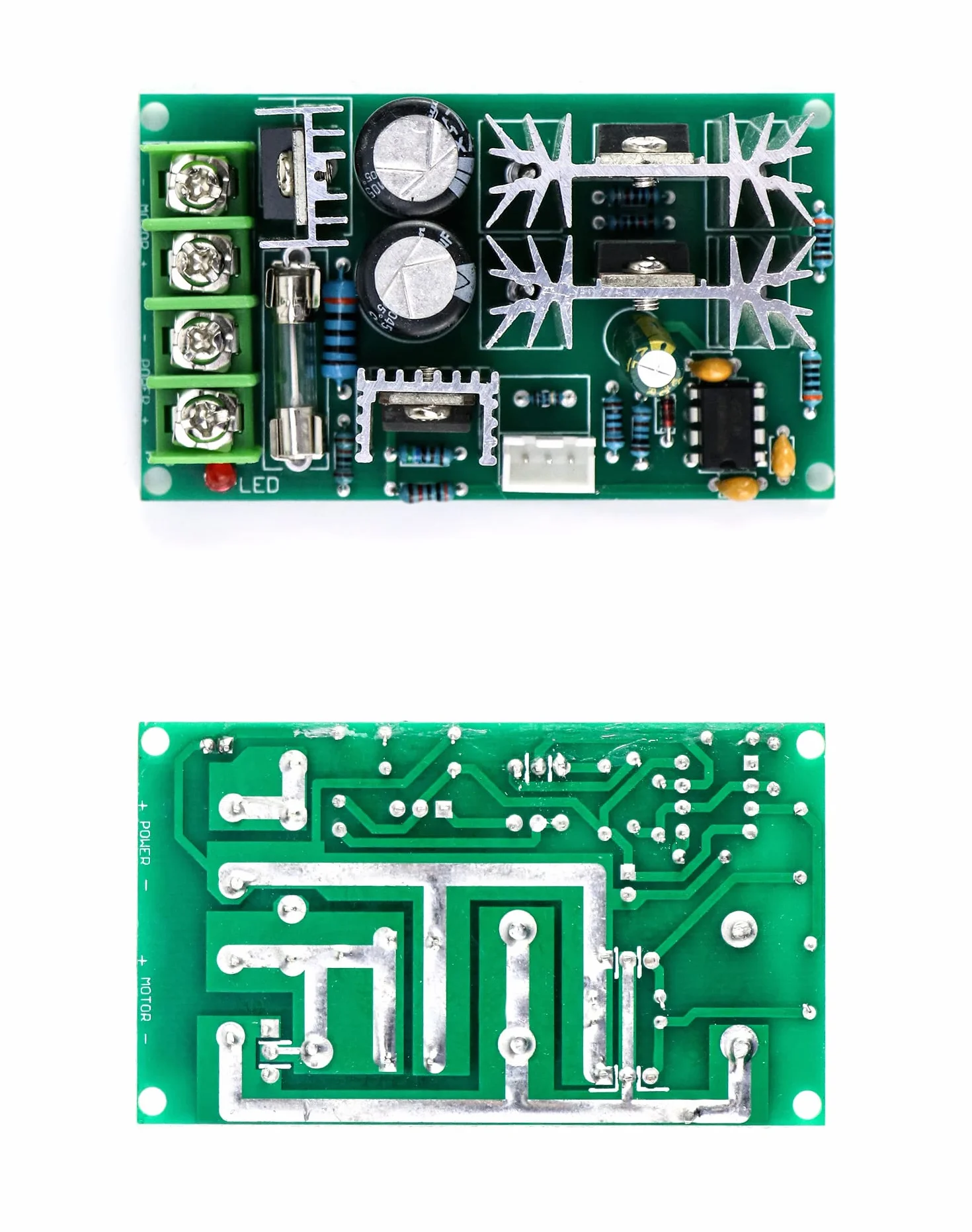 QWORK PWM regulator prędkości silnika DC 12V 24V 36V 48V 20A moduł napędowy