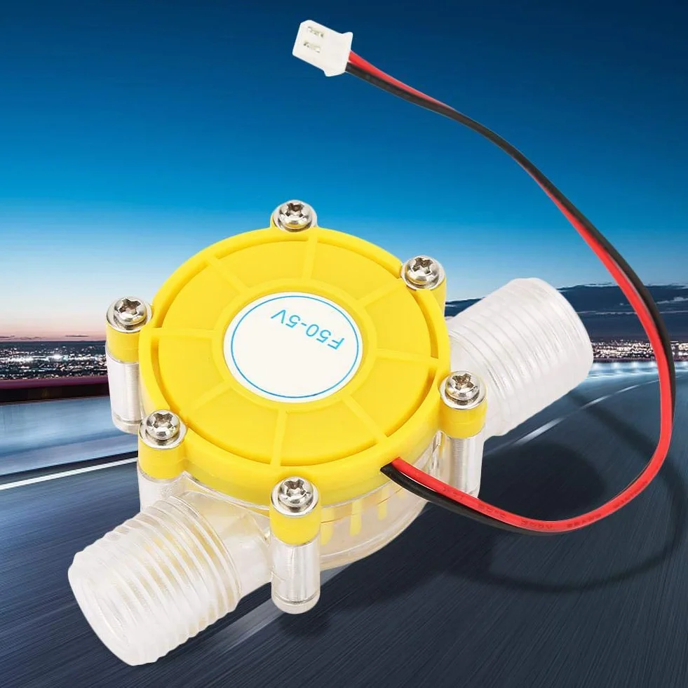 Generator turbiny wodnej, F50 Micro Hydro DC Pompa wodna Turbina Generator energii wodnej Konstrukcja stała, niski poziom hałasu, stabilna praca (5 V)