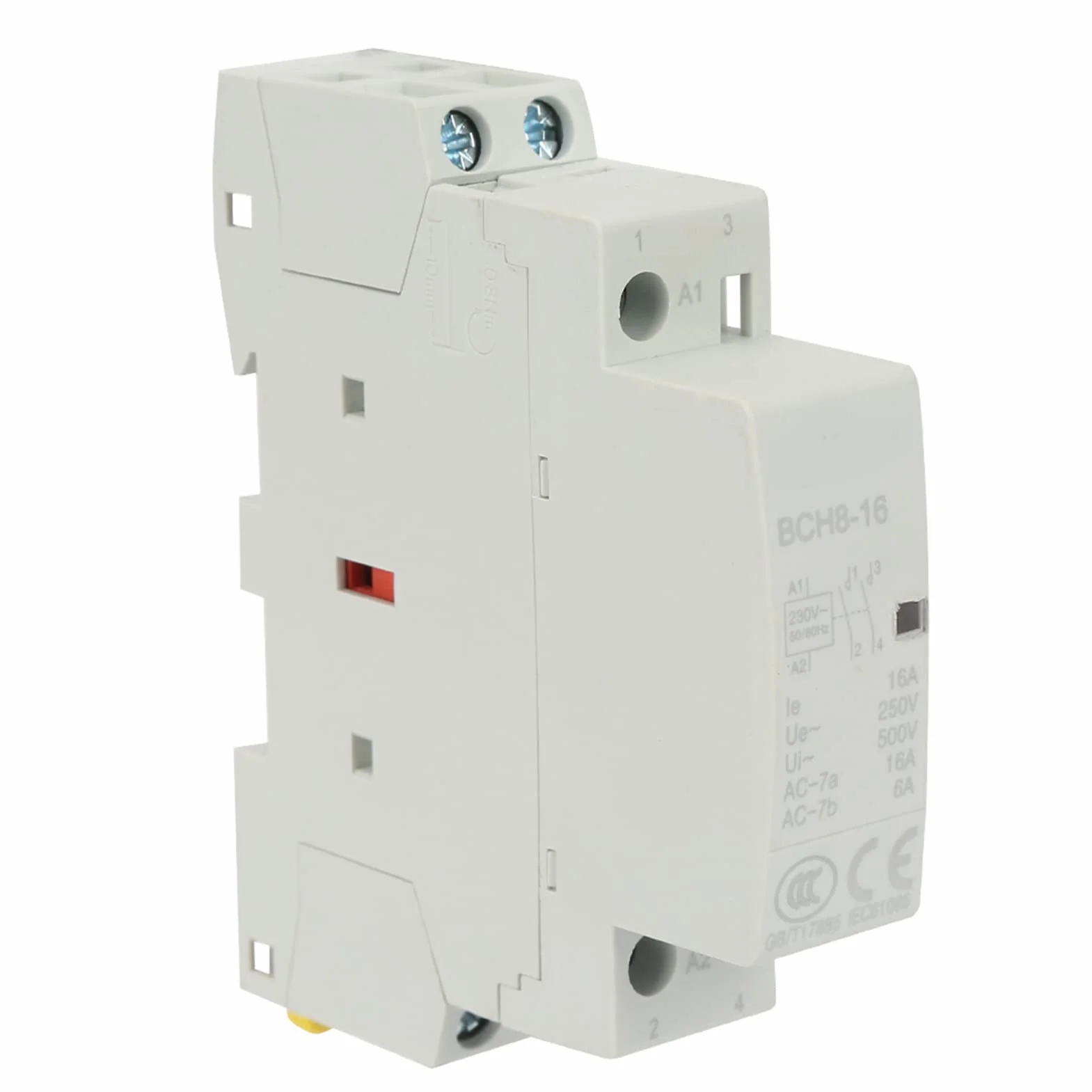 Przekaźnik 230 V DIN szyna 2P 16 A 1 Nc 5060 Hz