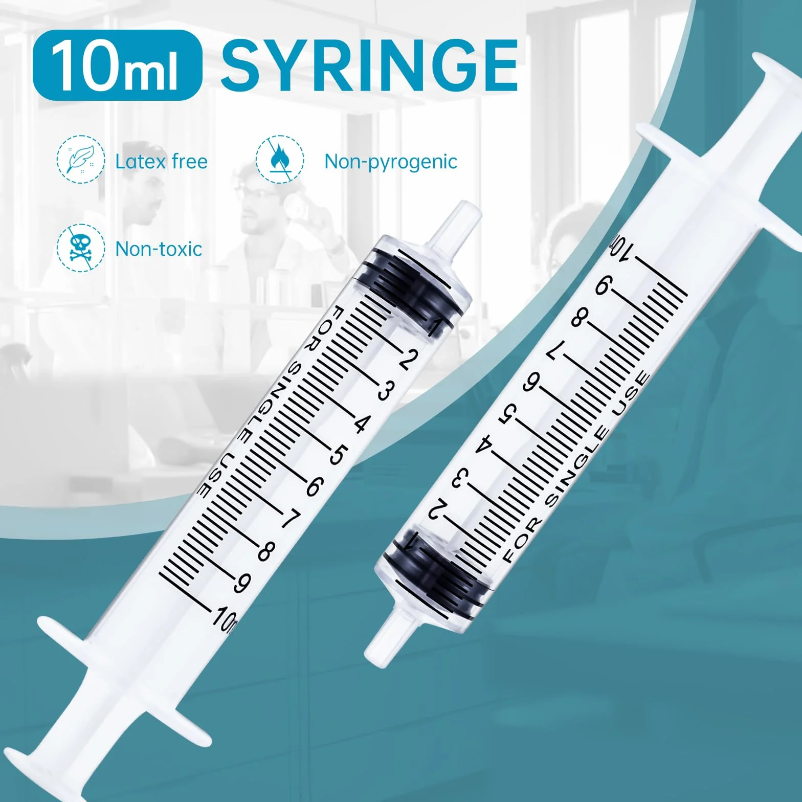 Sterylne strzykawki bez igieł z nasadką, do karmienia małych zwierząt domowych, 20 sztuk, 10 ml, precyzyjne zastosowanie przemysłowe