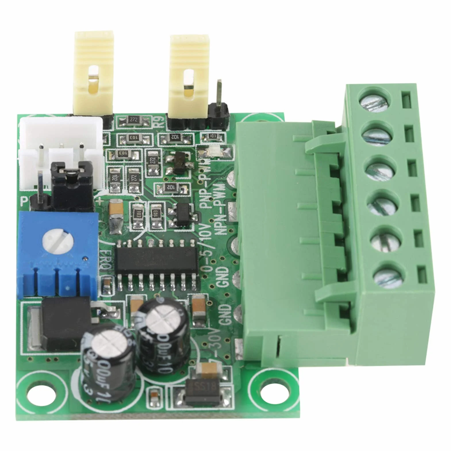Analogowy Konwerter Napięcia PWM 0-5V/0-10V do Sygnału PWM 2kHz-20kHz, Moduł Sterowania Prędkością Silnika z Wejściem Analogowym 0-100%