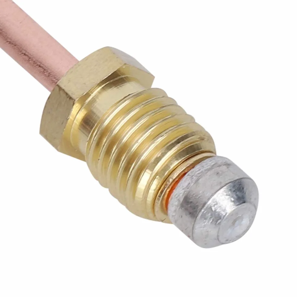 DEWIN Termoelement, termoelement gazowy M8, ogrzewanie gwintowane, sonda 600 mm do akcesoriów do grilla kominkowego