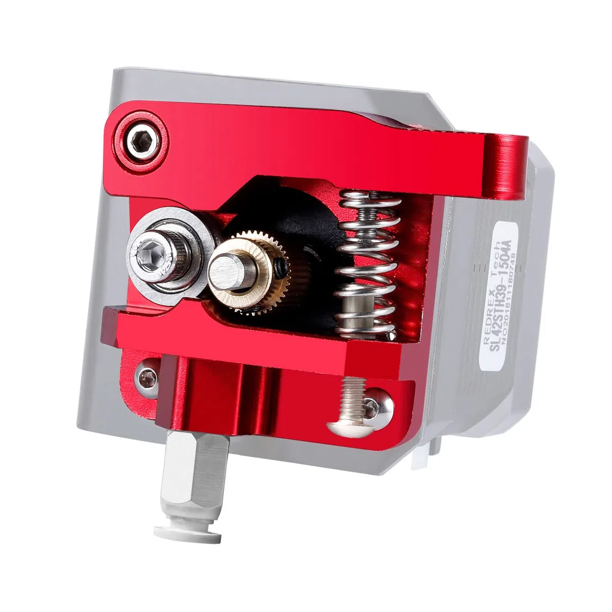 Redrex Ender 3 ulepszona aluminiowa wytłaczarka Bowden z 40-zębową przekładnią napędową MK8 do Creality Ender 3 V2, Ender 3 Pro, CR-10 i innych drukarek 3D Reprap Prusa