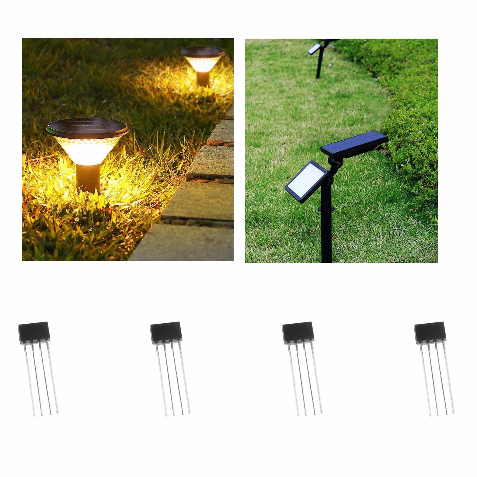 OTOTEC YX8018 Solarny sterownik LED trawnika 1,2 V 30 mA TO-94