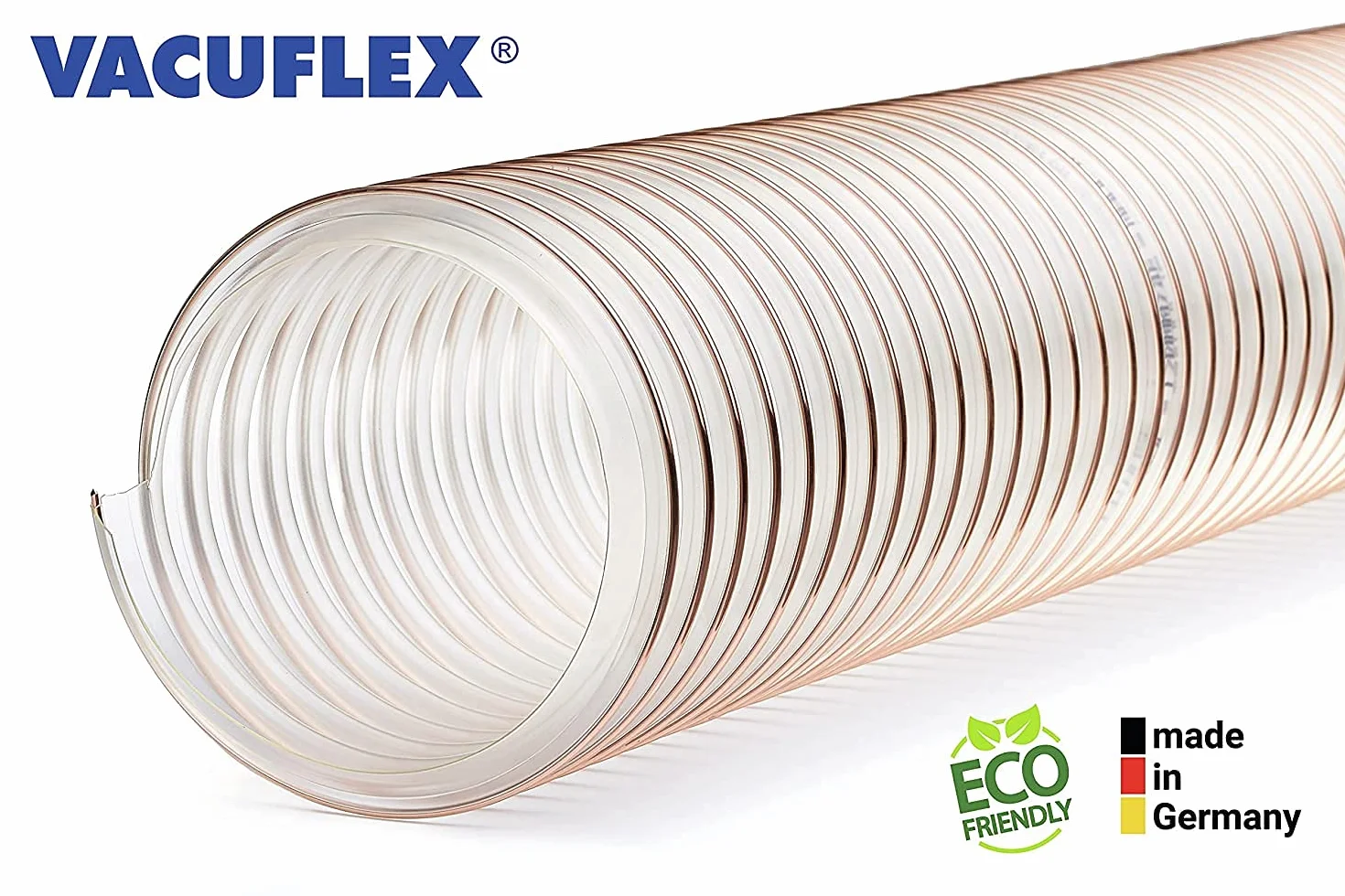 VACUFLEX PU 400 C ECO – wąż ssący PU o grubości ścianki 0,4 mm – długość 5 m – ID60 mm – odporny na mikroorganizmy i hydrolizę