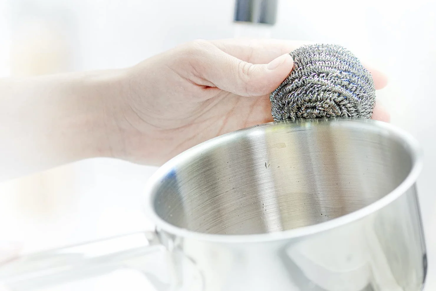 Scotch-Brite Zmywacz ze stali nierdzewnej 12 sztuk spiralny metalowy czyścik odporny na rdzę
