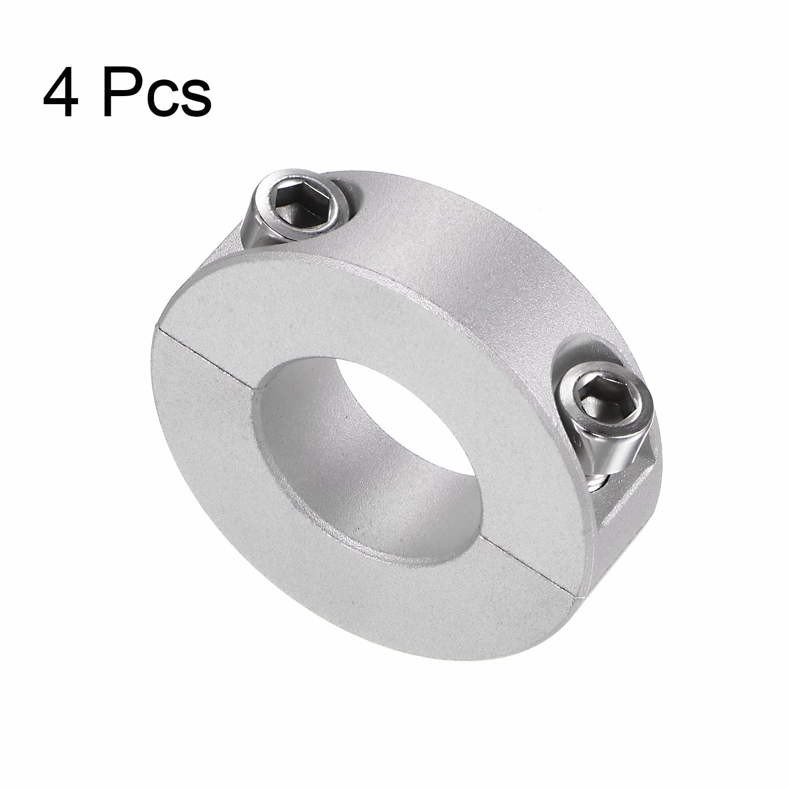 QUARKZMAN podwójny kołnierz wałka rozłupującego 20 mm zestaw śrub kołnierz zaciskowy 40 mm AD 12 mm