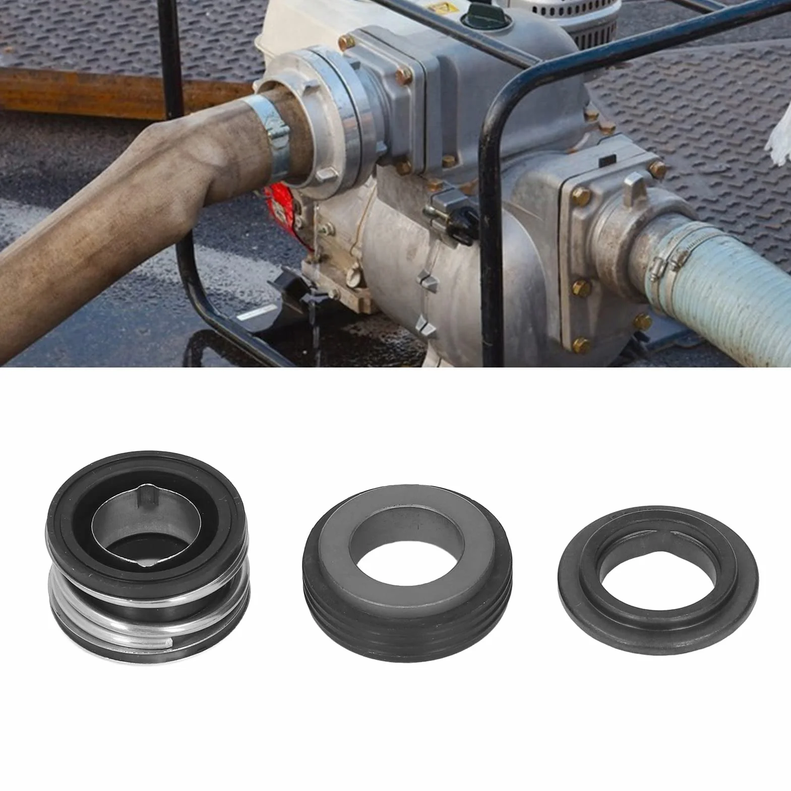 Wymiana uszczelnień Mechanicznych Zestaw Uszczelnienia Wodnego Pompy Obiegowej Uszczelnienie Mechaniczne Węglik Krzemu Uszczelka Pompy Obiegowej Wody Zestaw Sprężyn 520-5/8